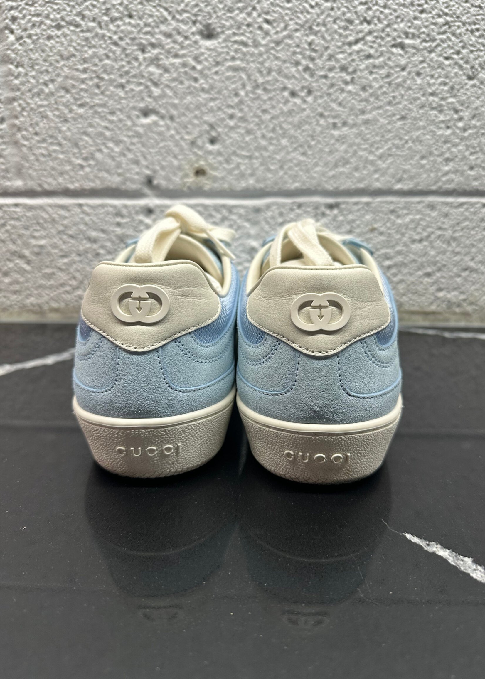 gucci Blue Double G Logo Sneaker Fem 6.5