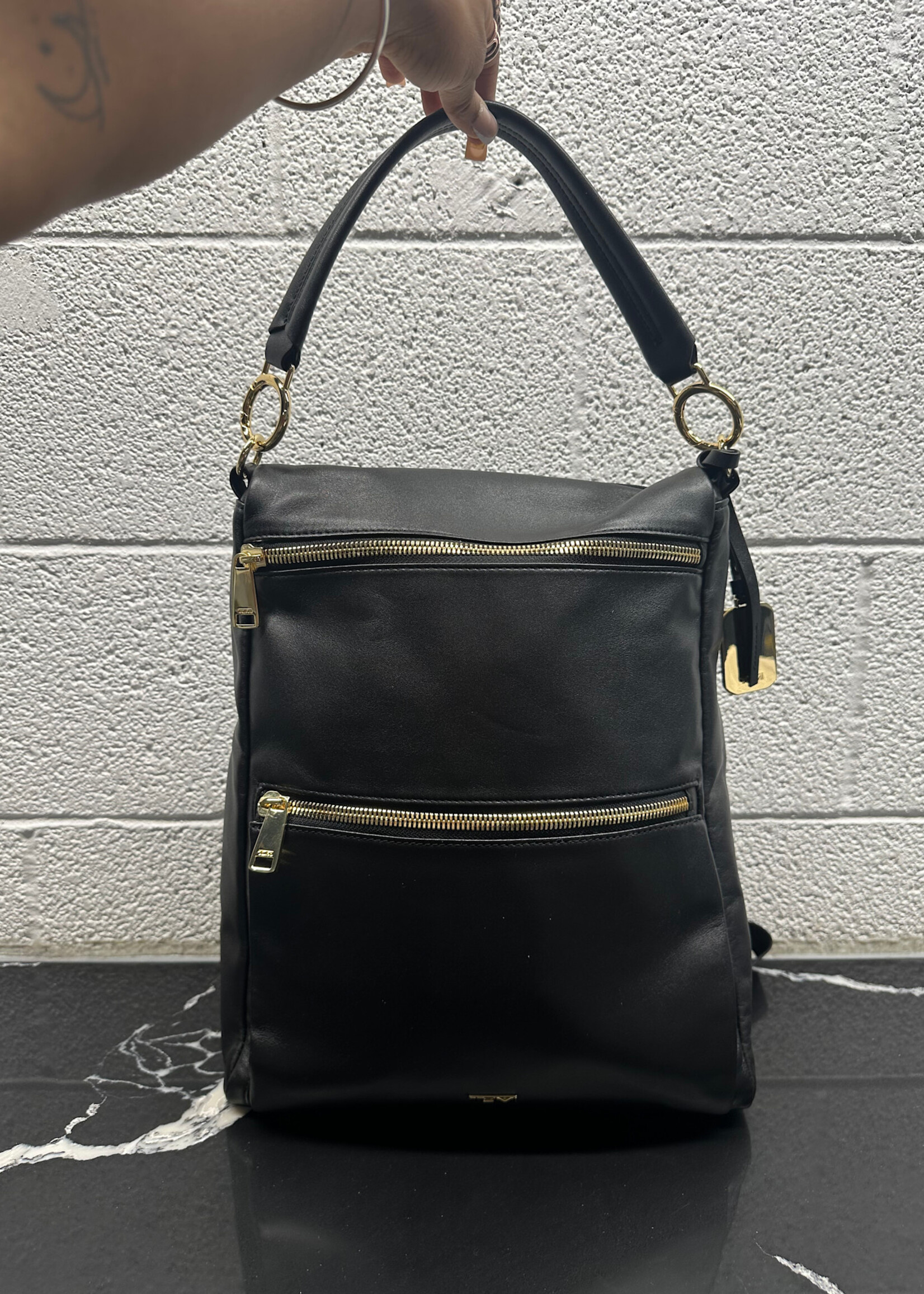 Tumi Voyageur Leigh Backpack Tote Retail: $625