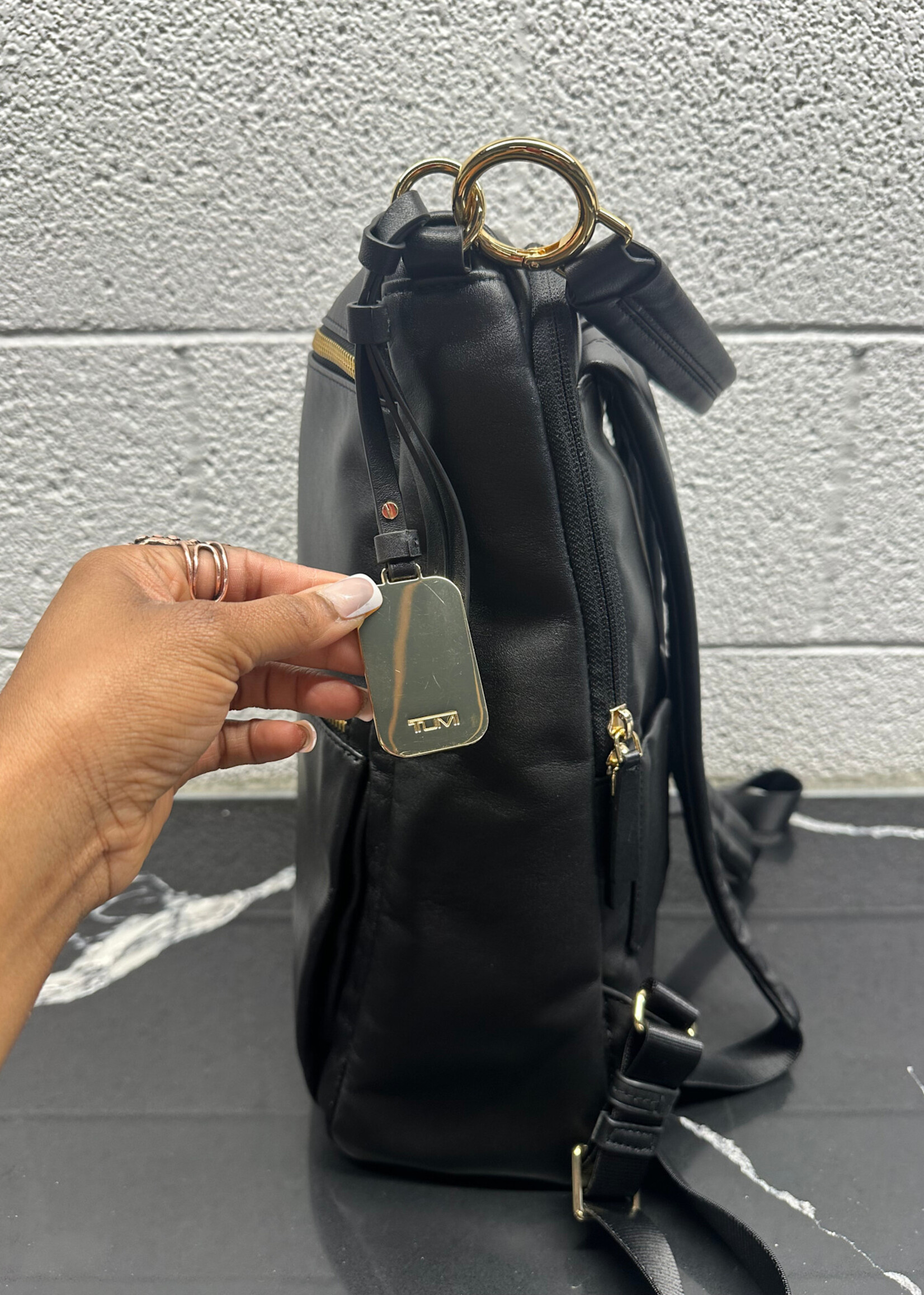 Tumi Voyageur Leigh Backpack Tote Retail: $625