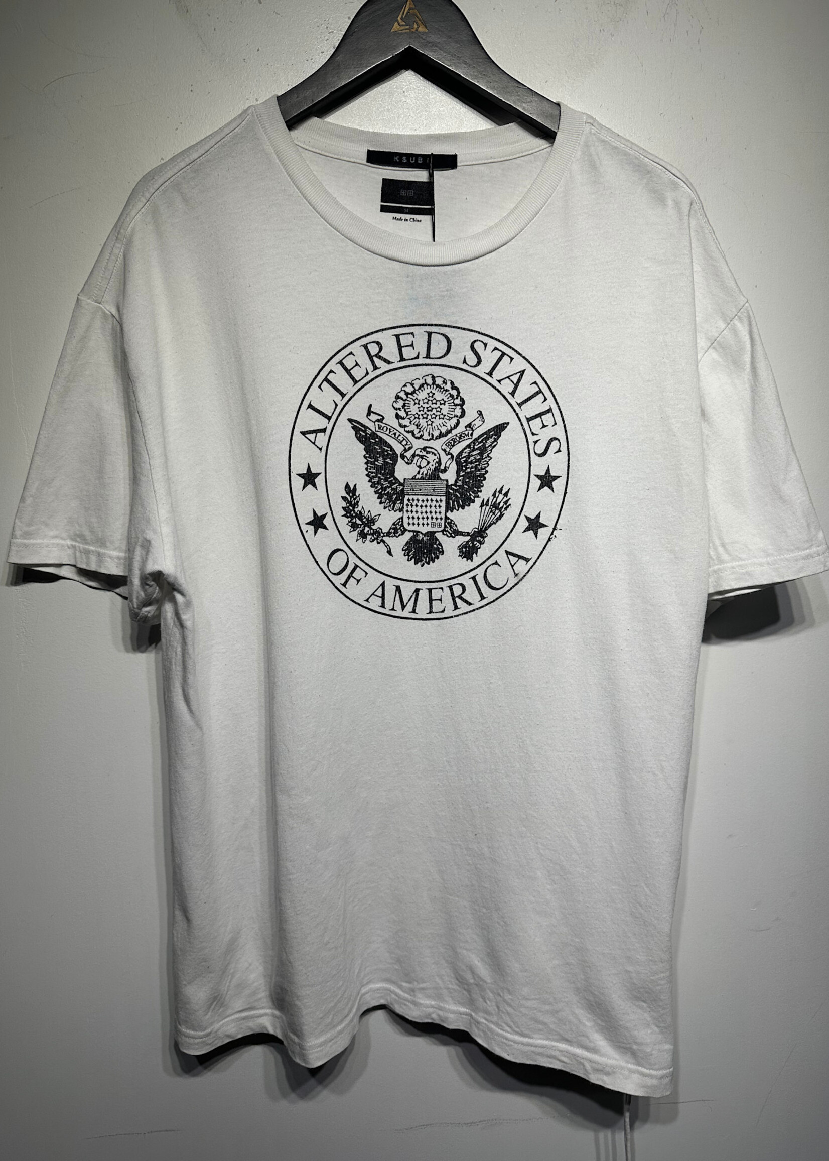Ksubi 'Altered State' White Tee M