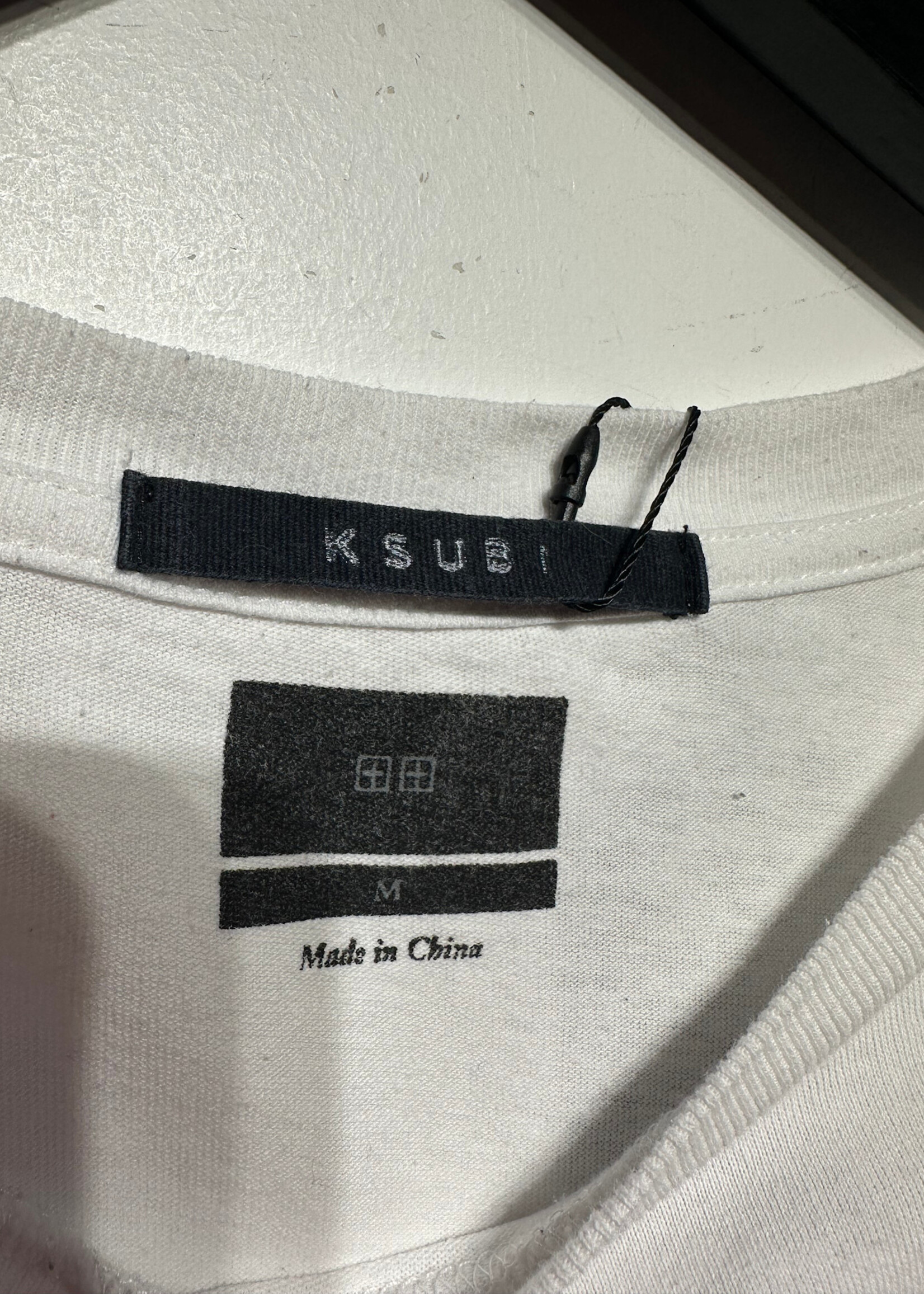 Ksubi 'Altered State' White Tee M