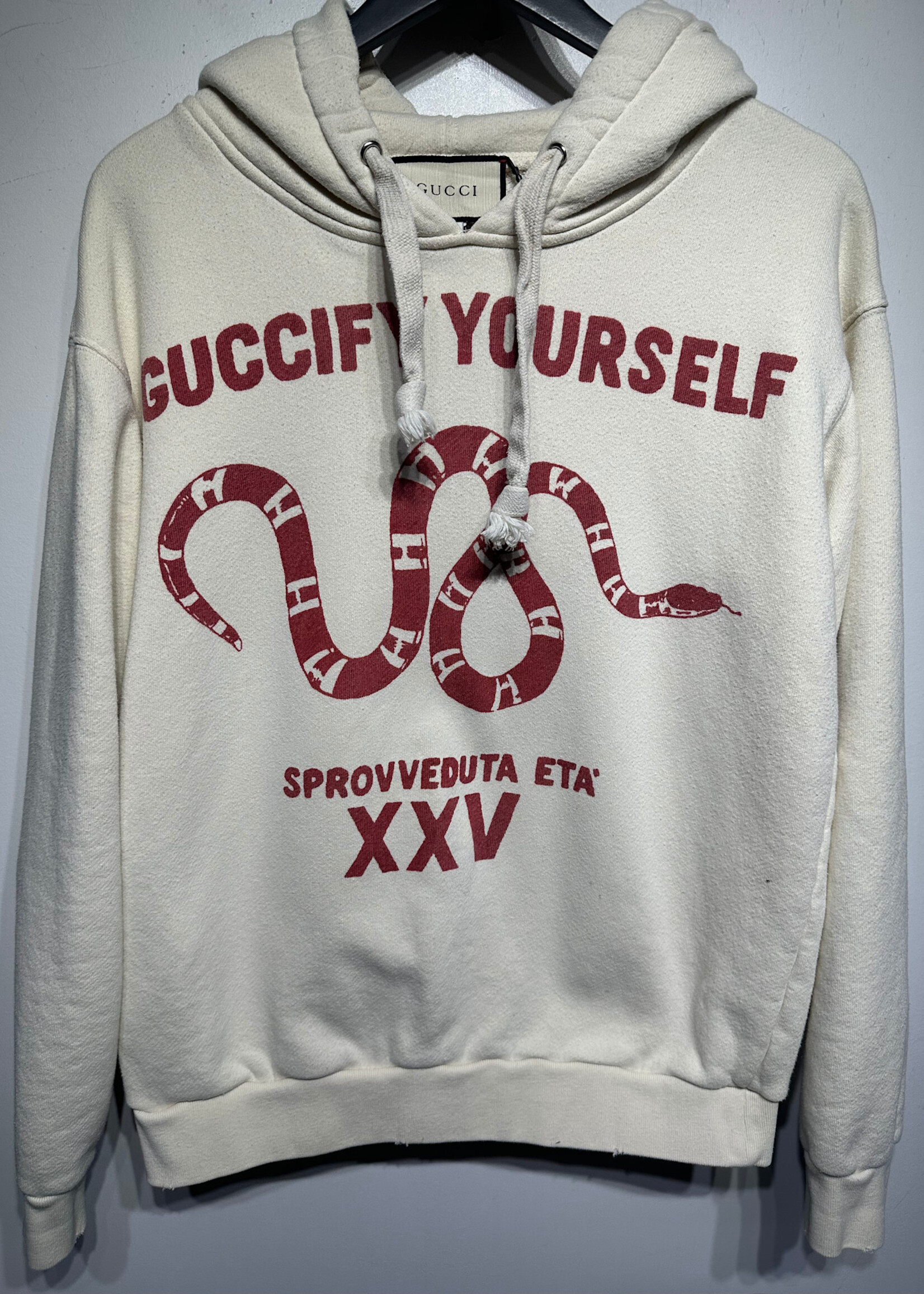 Gucci White Guccify Yourself Hoodie