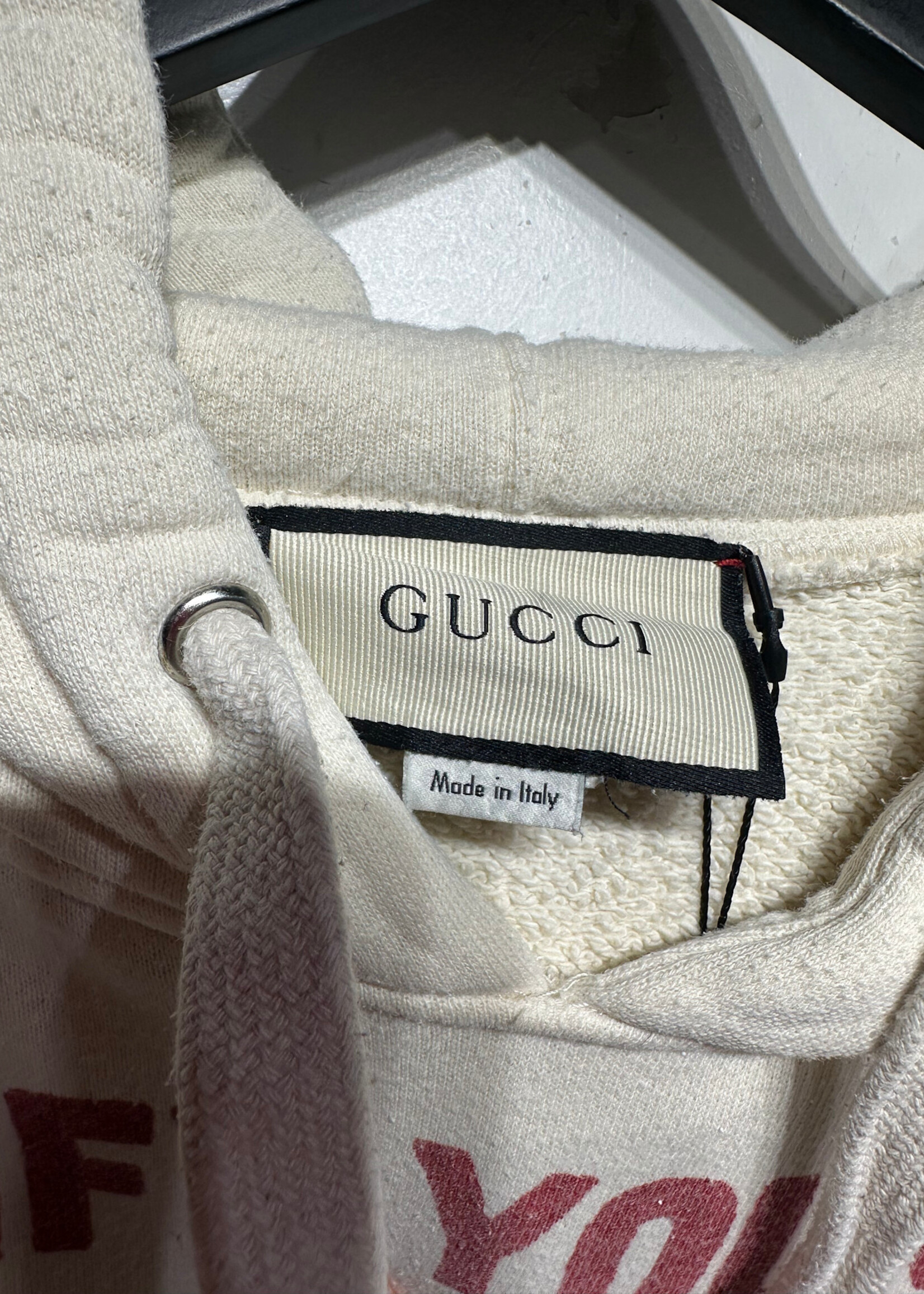 Gucci White Guccify Yourself Hoodie