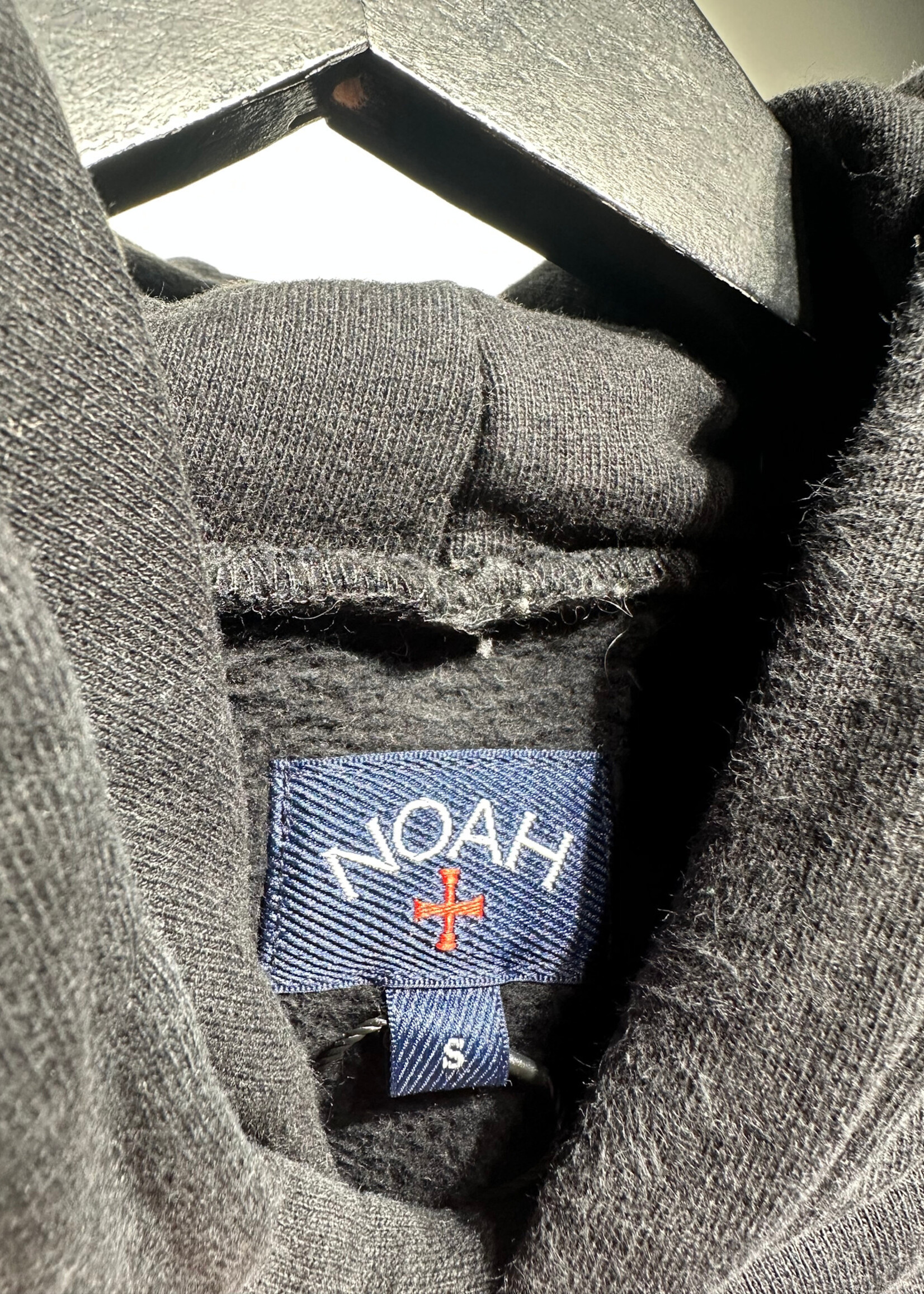 Noah Black Heavyweight Hoodie S