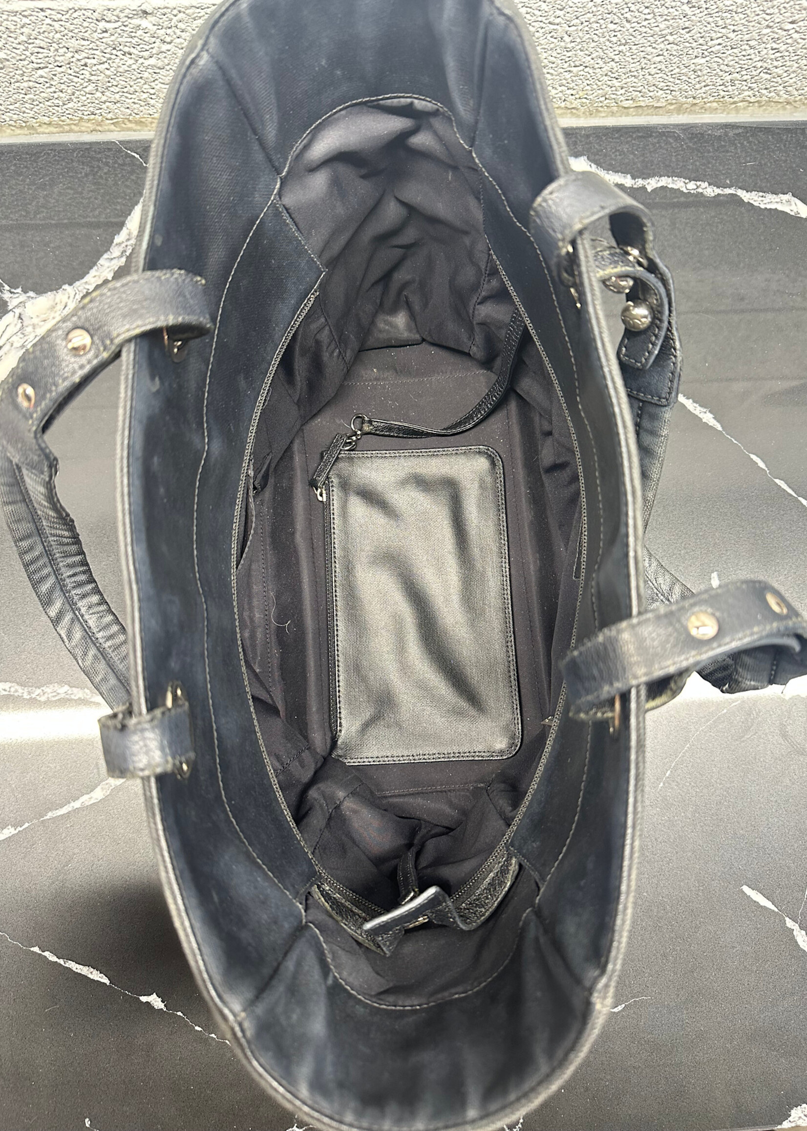 Chanel Coated Canvas Quilted 'Paris Biarritz' Tote AS IS