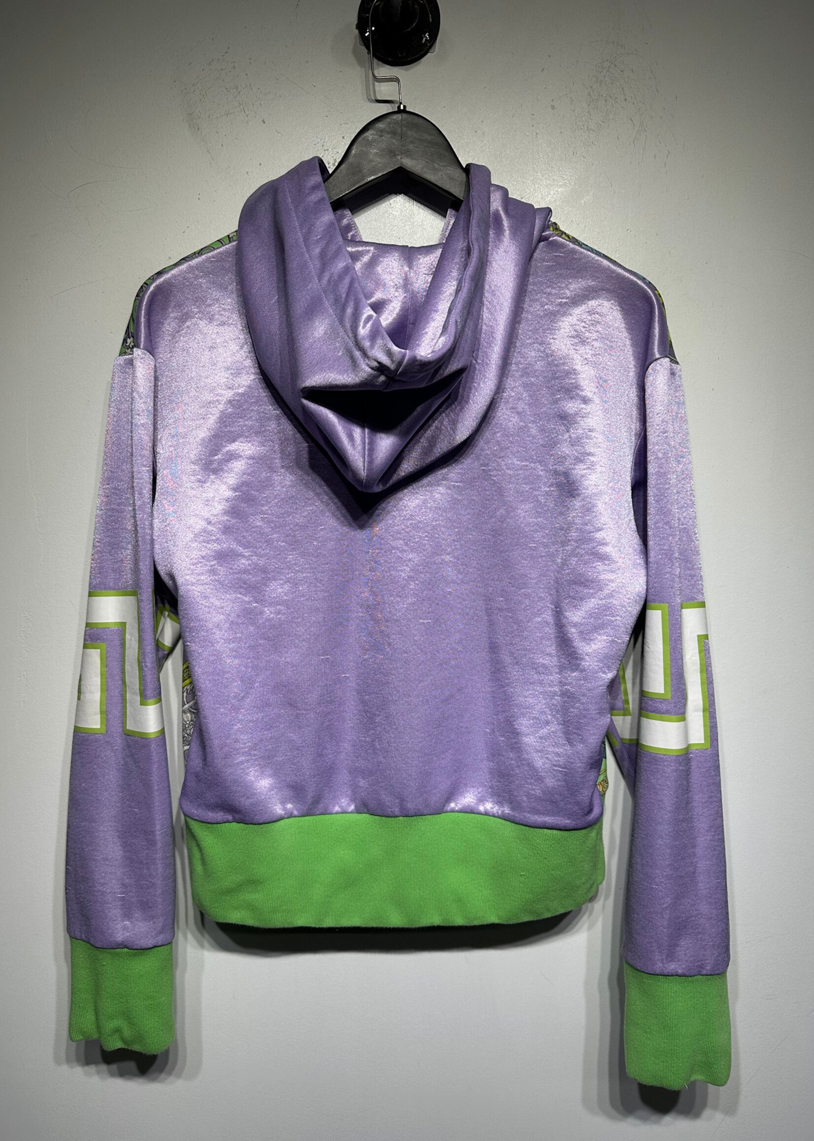 Versace Reworked Lavender Mosaic Hoodie 38/Fits S