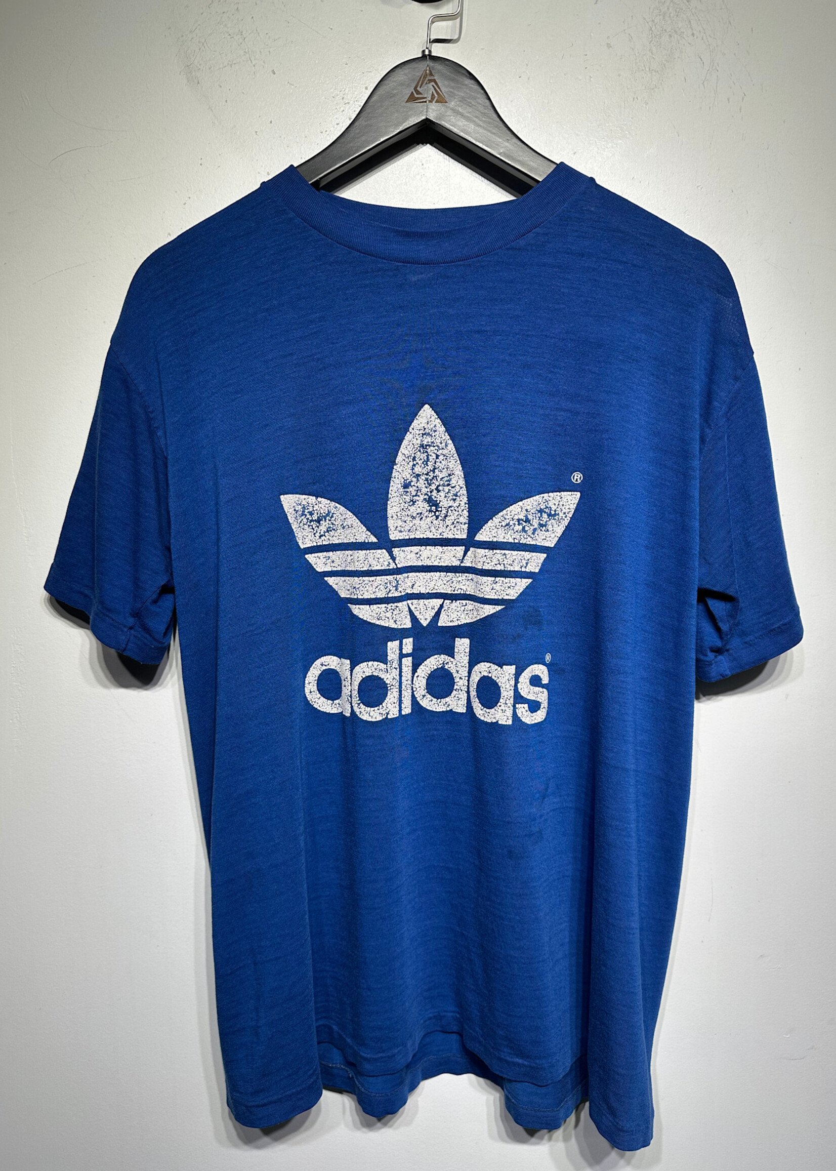 Adidas 80s Blue Tee XL AS IS