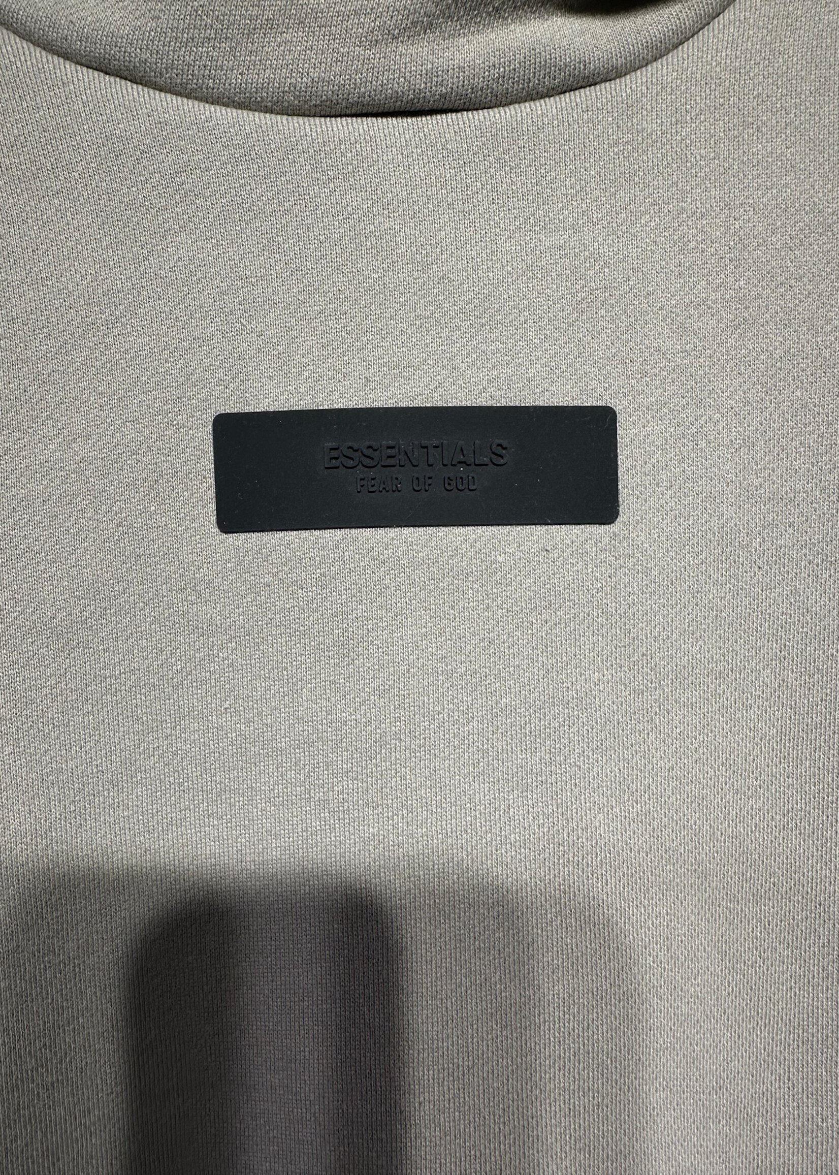 Essentials Tan Blue Trim Hoodie XS