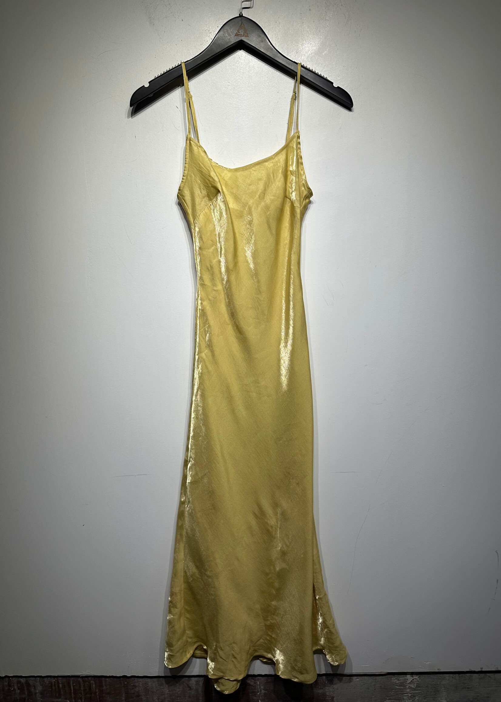VRG GRL Yellow Slip Dress M