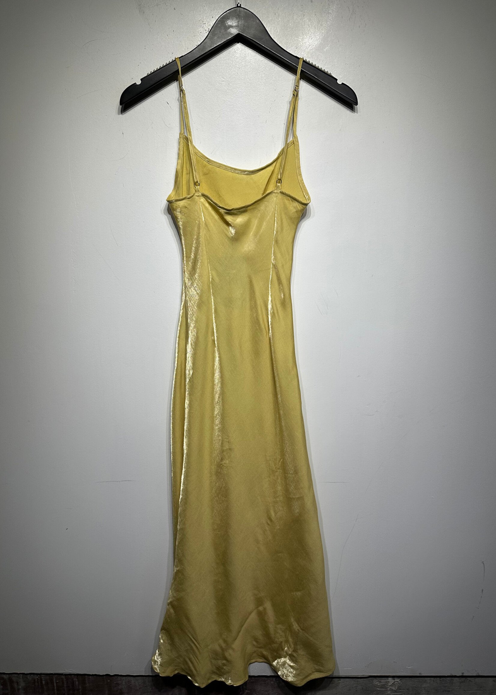 VRG GRL Yellow Slip Dress M