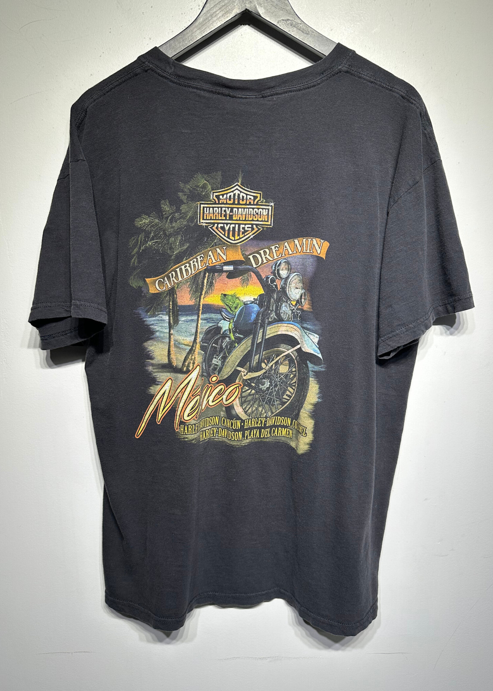 Harley Caribbean Black Tee XL AS IS