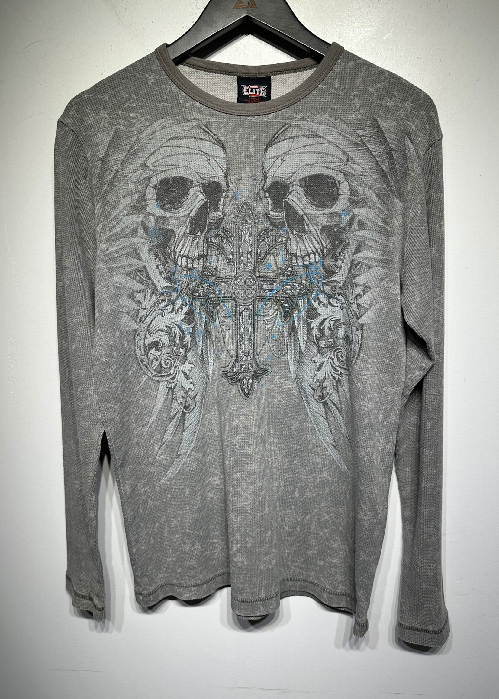 MMA Elite Grey Skull Thermal L