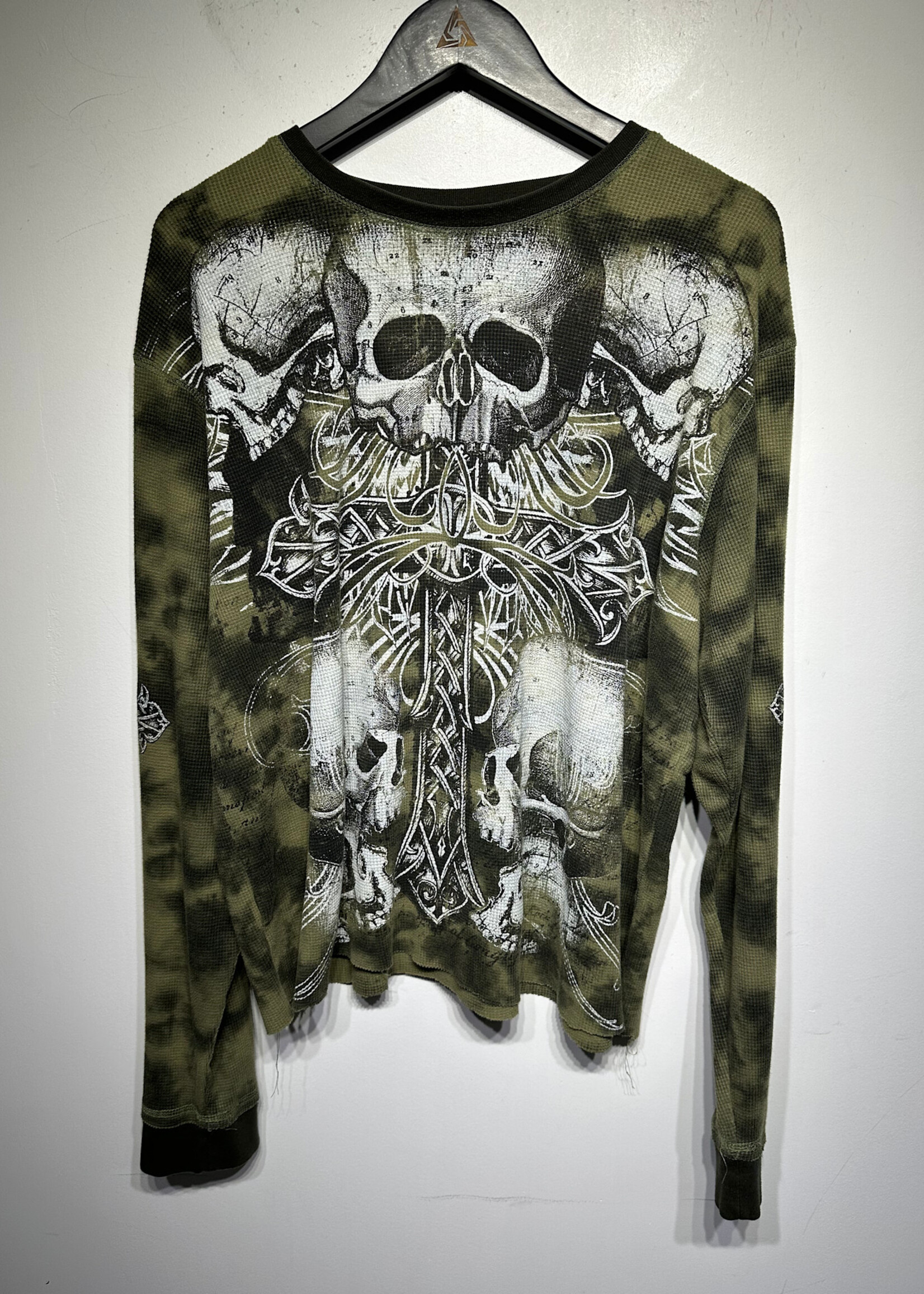 MMA Elite Green Skull Thermal XXL