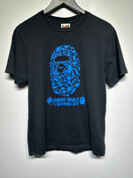 Bape Blue Black Dino Head Tee L
