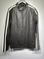 Whispering Smith Faux Leather Café Racer Jacket L