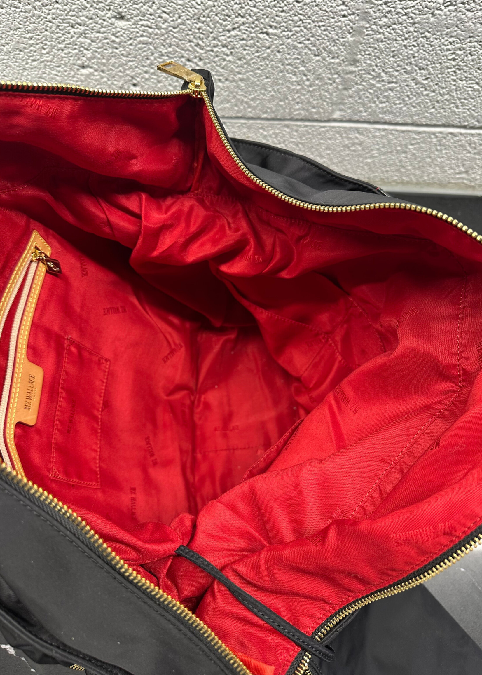 MZ Wallace Black Nylon Carry All Tote