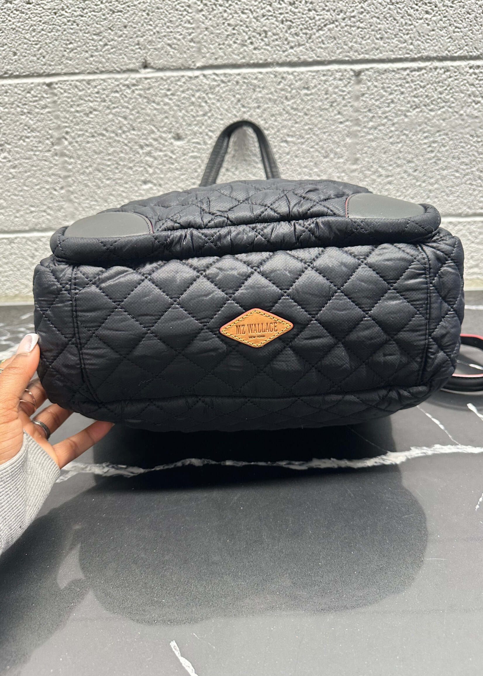 MZ Wallace NWT Black Quilted Medium Tote