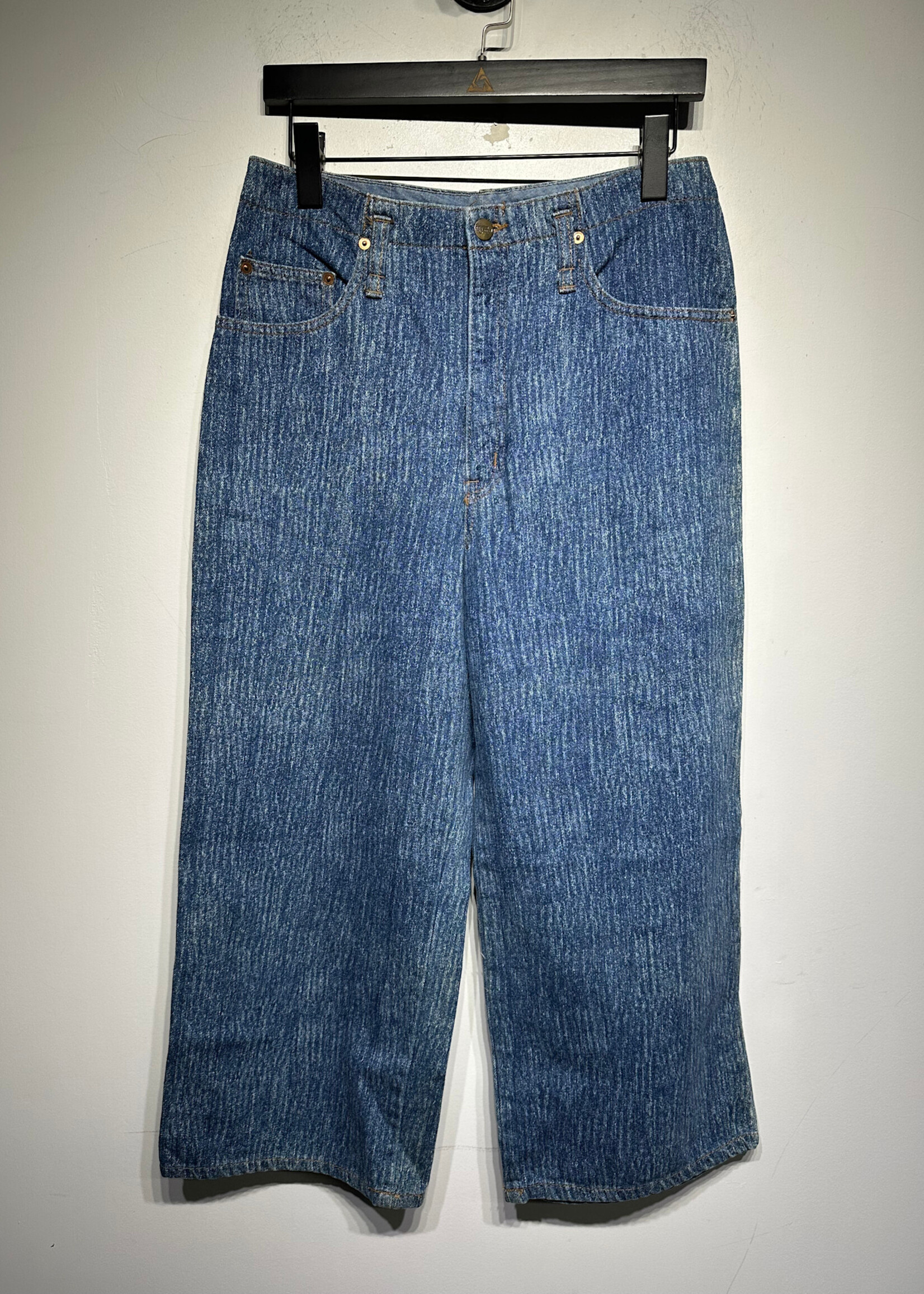 Sweet Camel Light Wash Whiskered Denim Unisex 28"