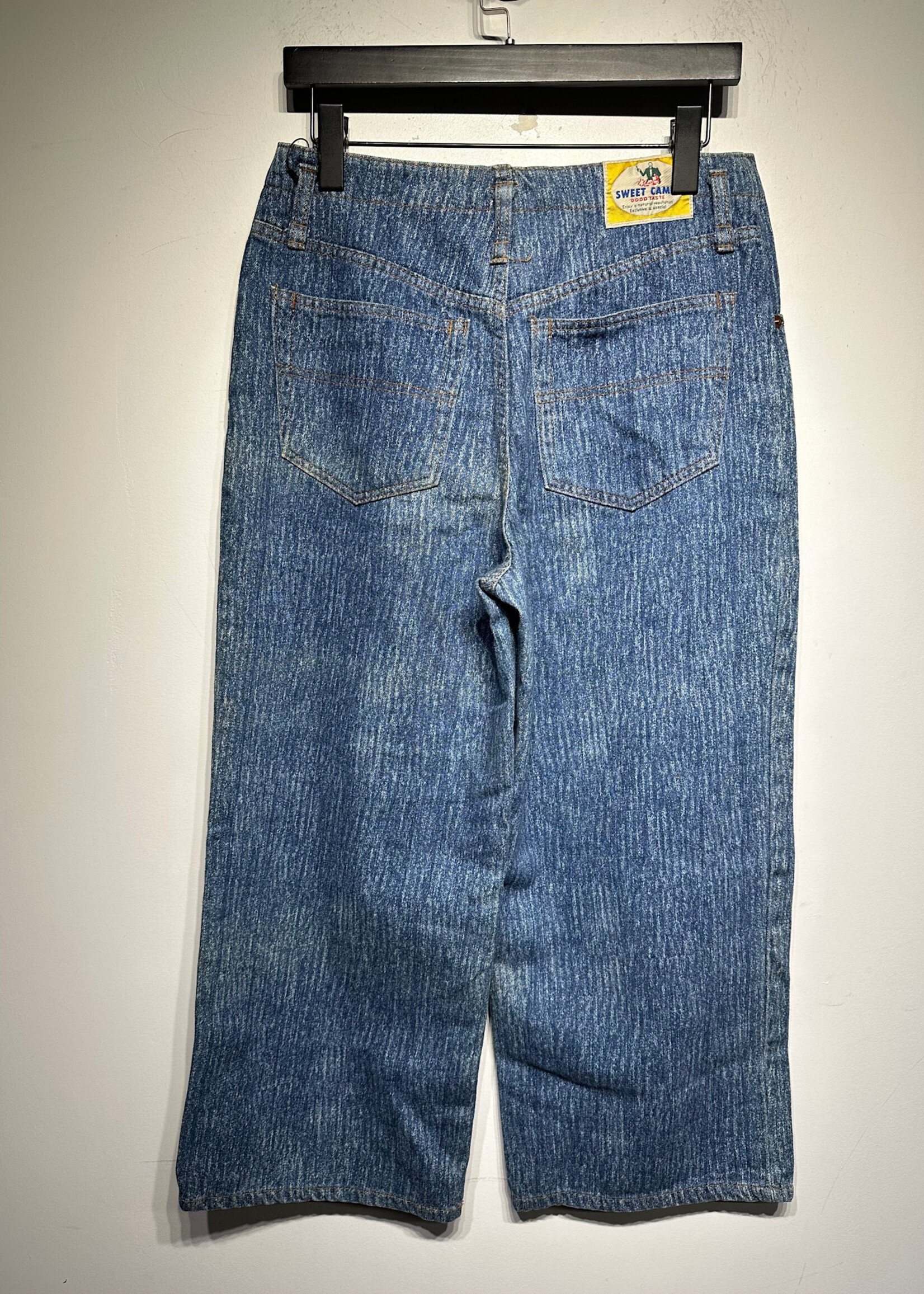 Sweet Camel Light Wash Whiskered Denim Unisex 28"