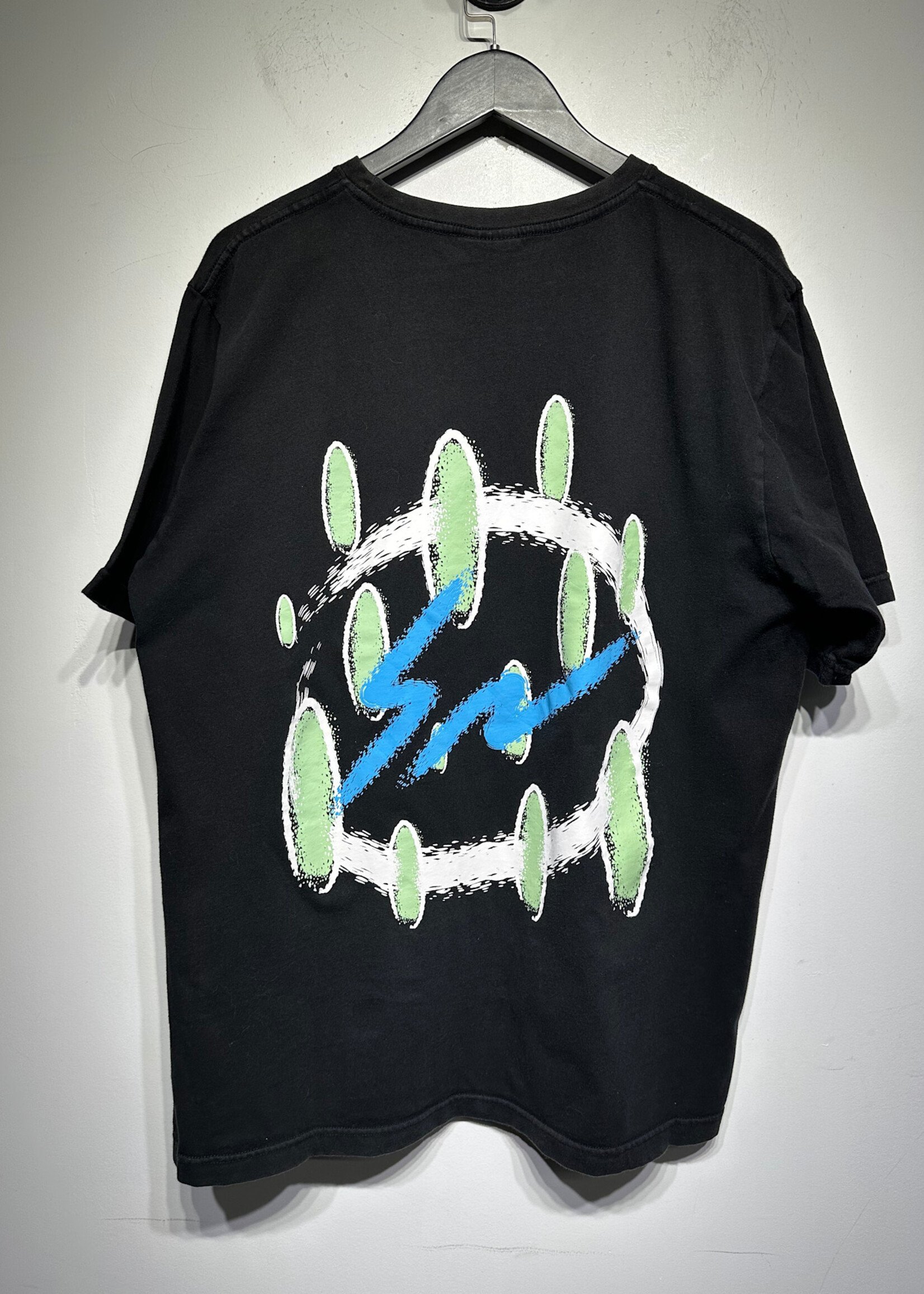 Fragment Design Black/Blue Logo Tee Masc XL