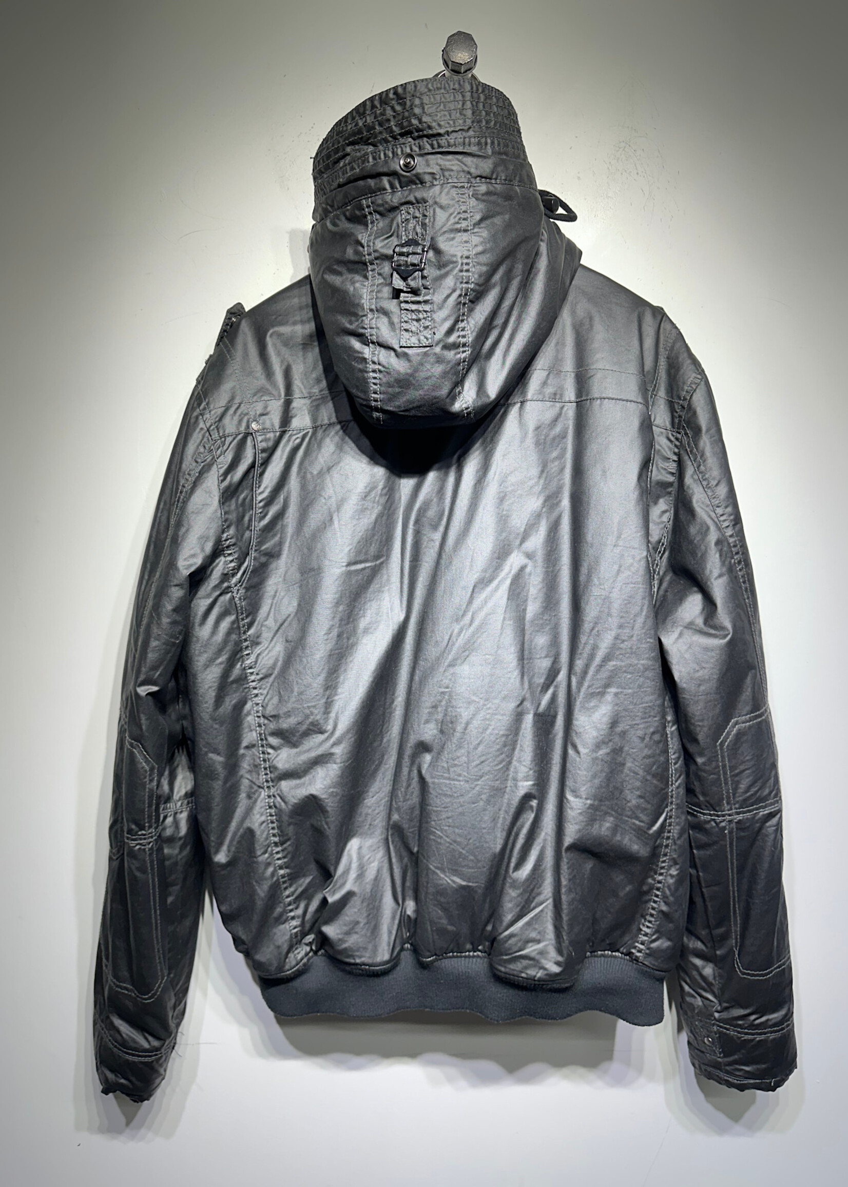 Petrol Y2K Waxed Cargo Jacket XXL