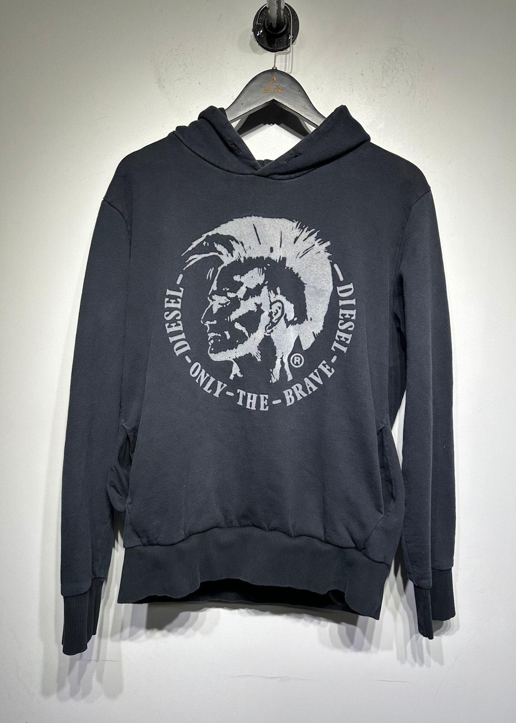 Diesel Black Onyl The Brave Hoodie Masc L