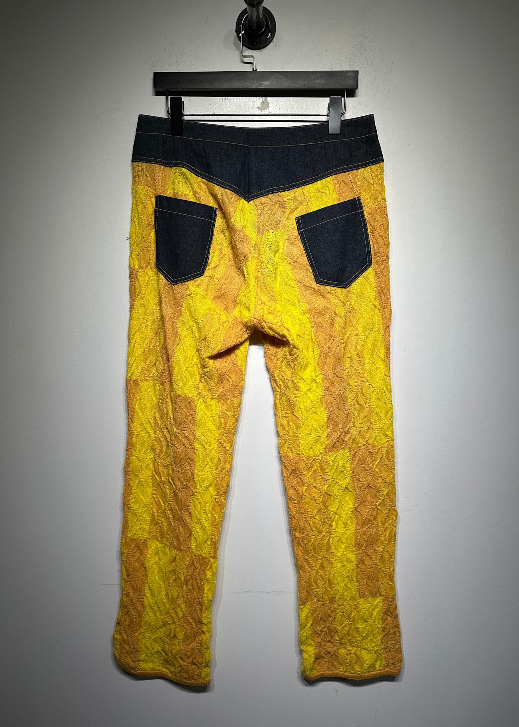 COOGI YELLOW KNIT SET PANTS L/32