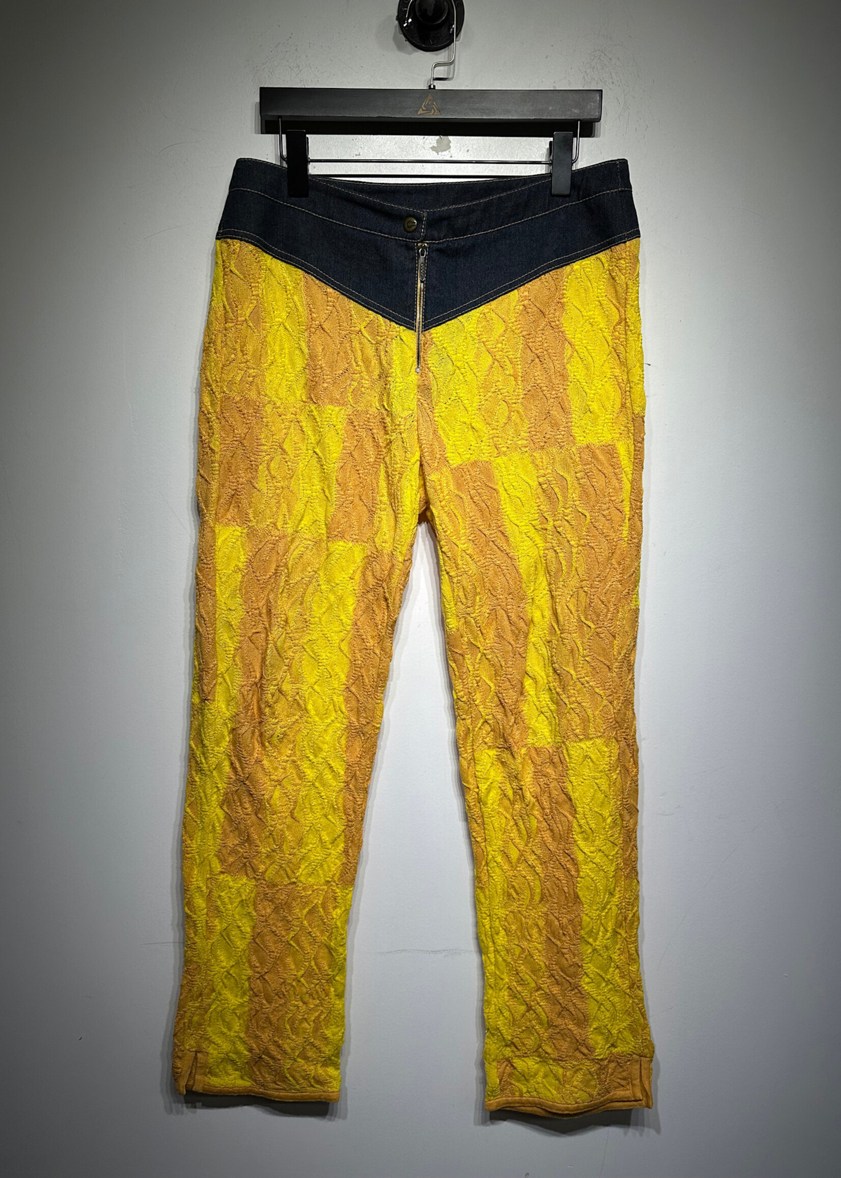 COOGI YELLOW KNIT SET PANTS L/32
