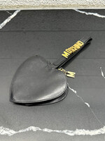 Moschino 1990 Leather Heart Bag Mini Wristlet