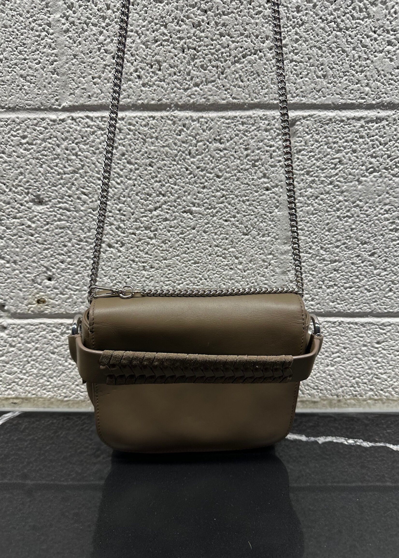 Allsaints Taupe Leather Crossbody
