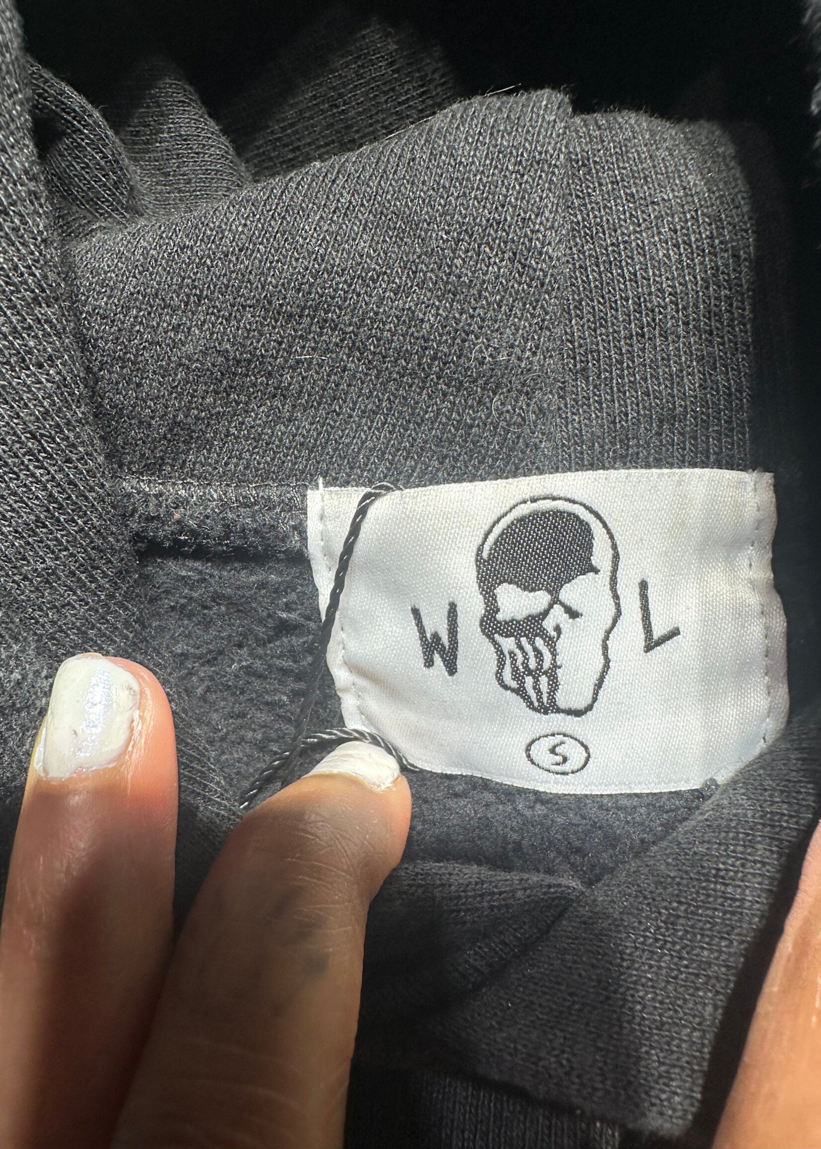 WARREN LOTAS BLACK HOODIE S