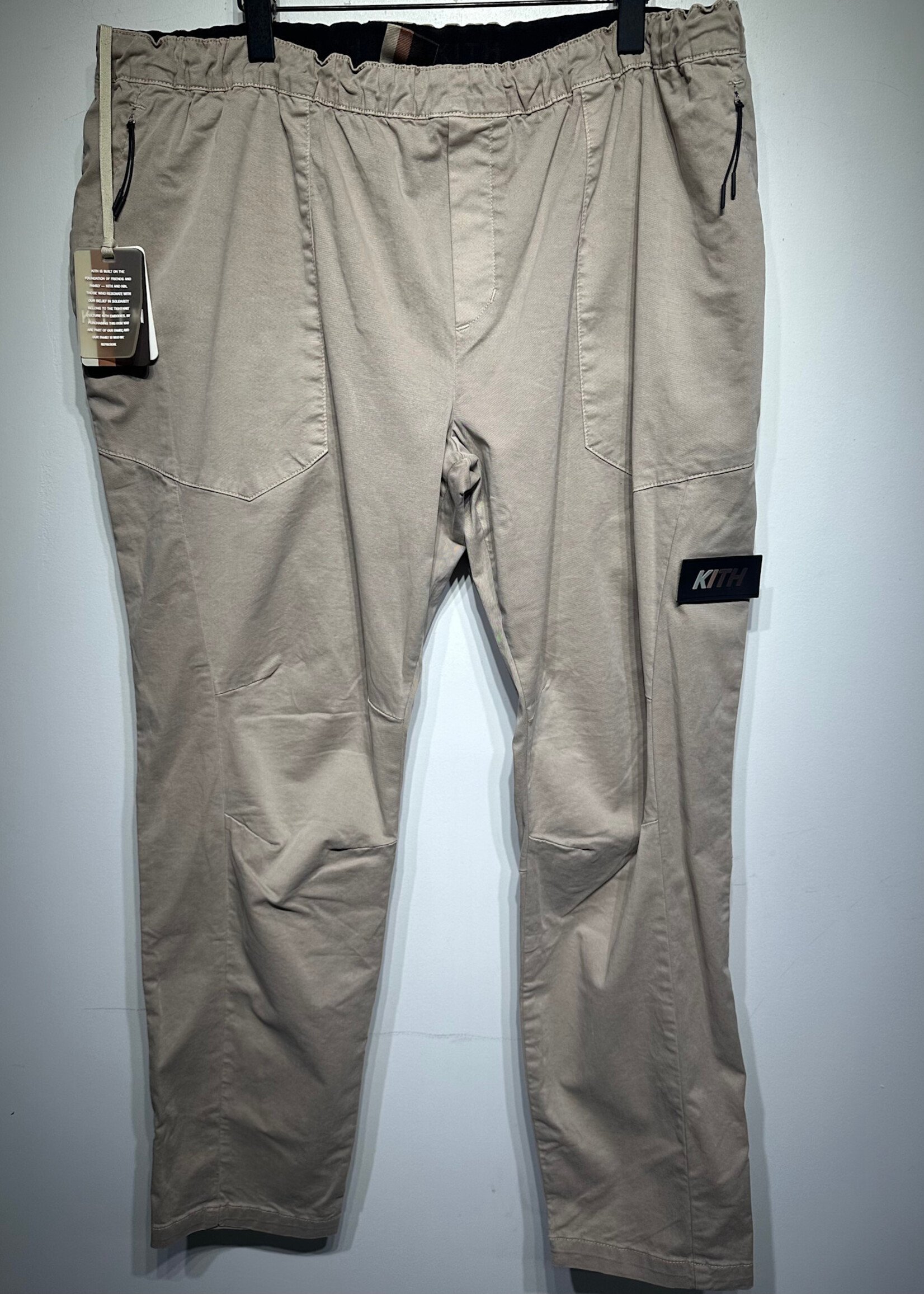 KITH NWT Tan Stretch Straight Leg Pant 38-40