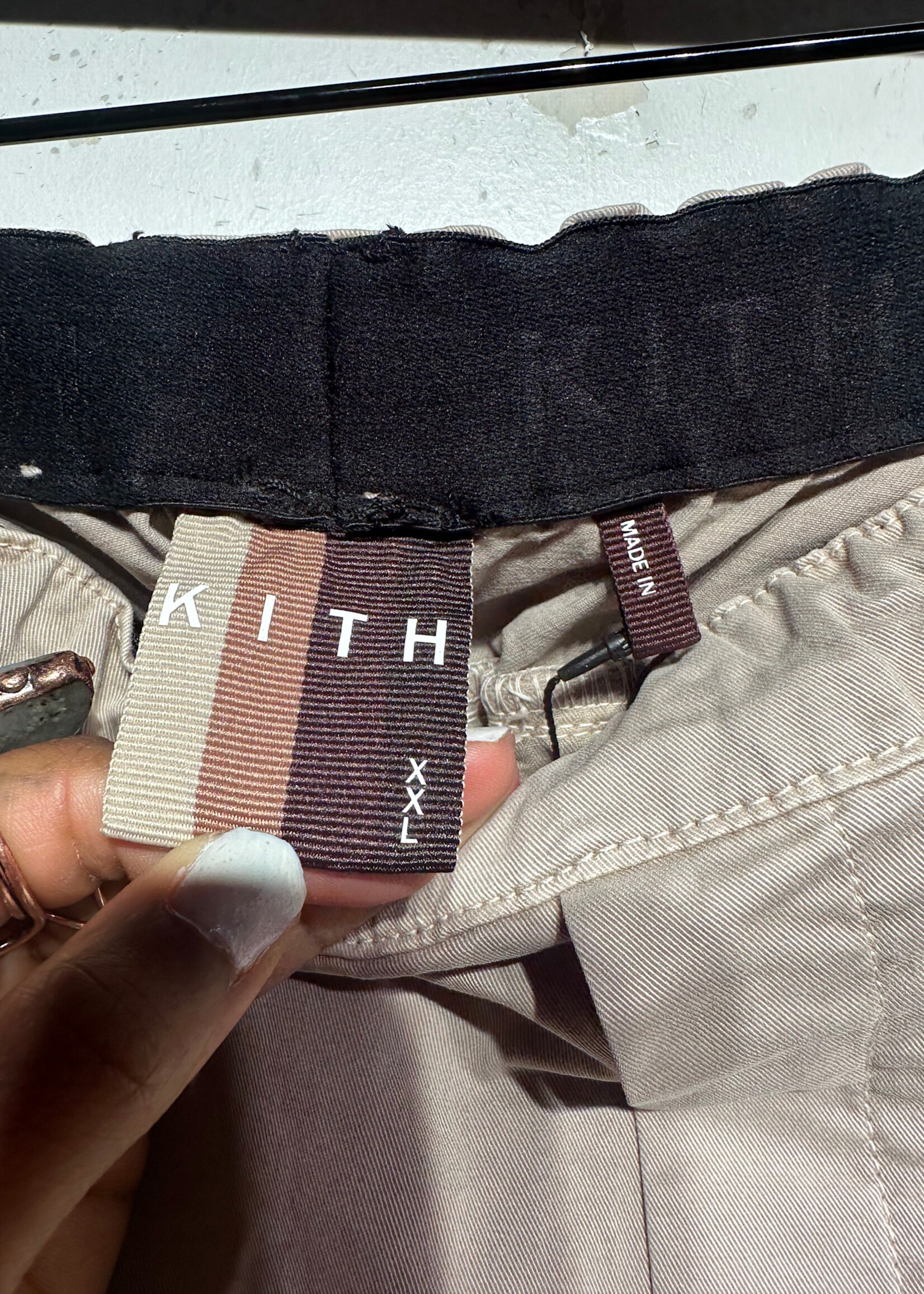 KITH NWT Tan Stretch Straight Leg Pant 38-40