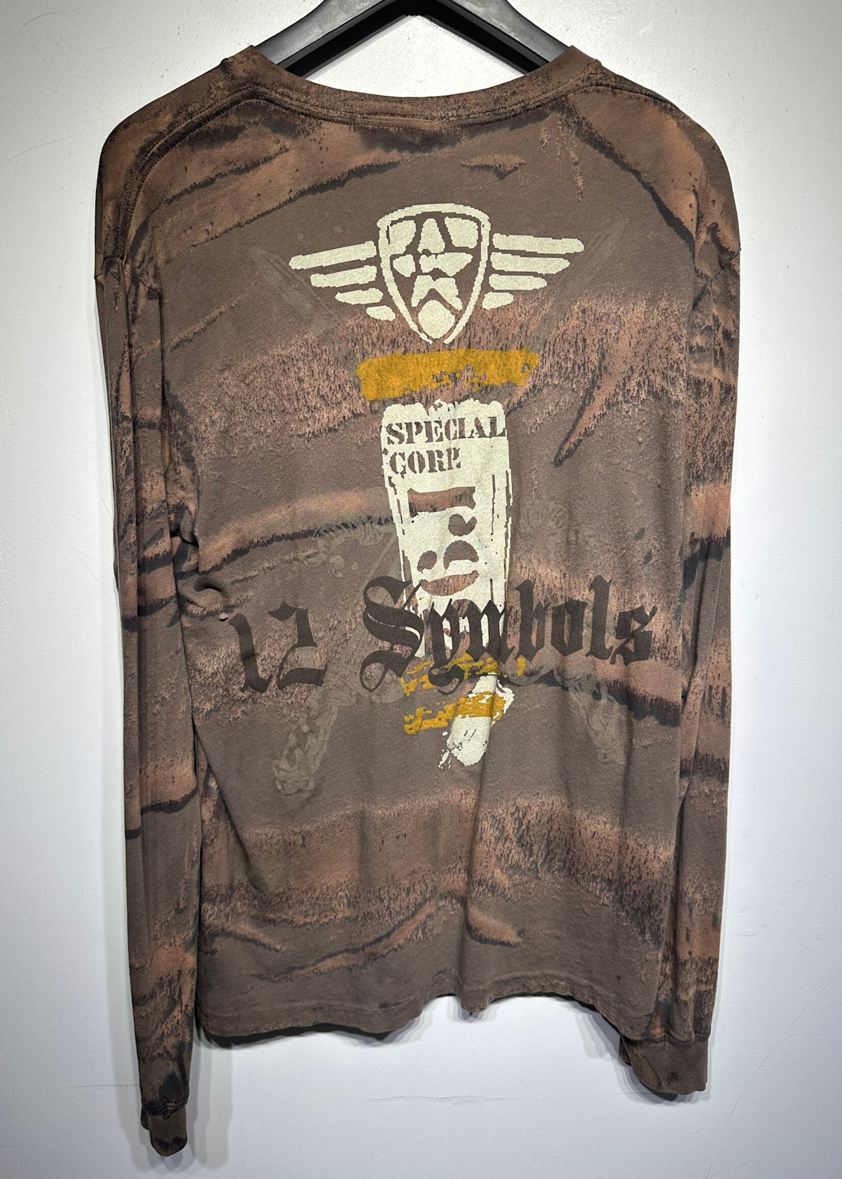 Freedom Of Voice Y2K Brown L/S Tee M