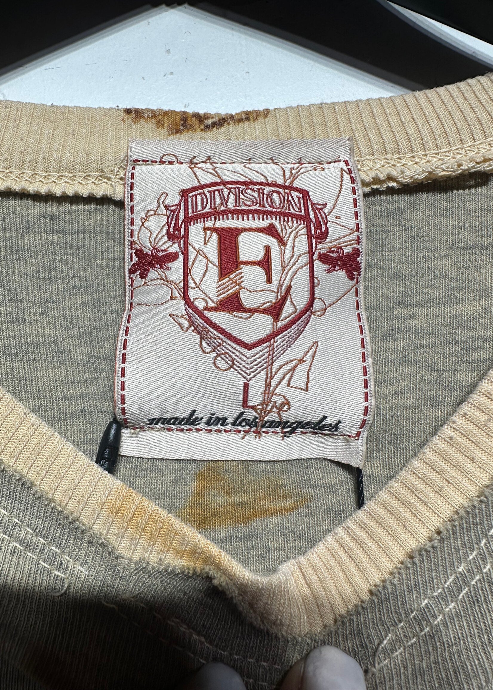 Division E Y2K Rust Twofer Style Tee L