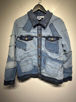 DG Patchwork Denim Jacket Fem M