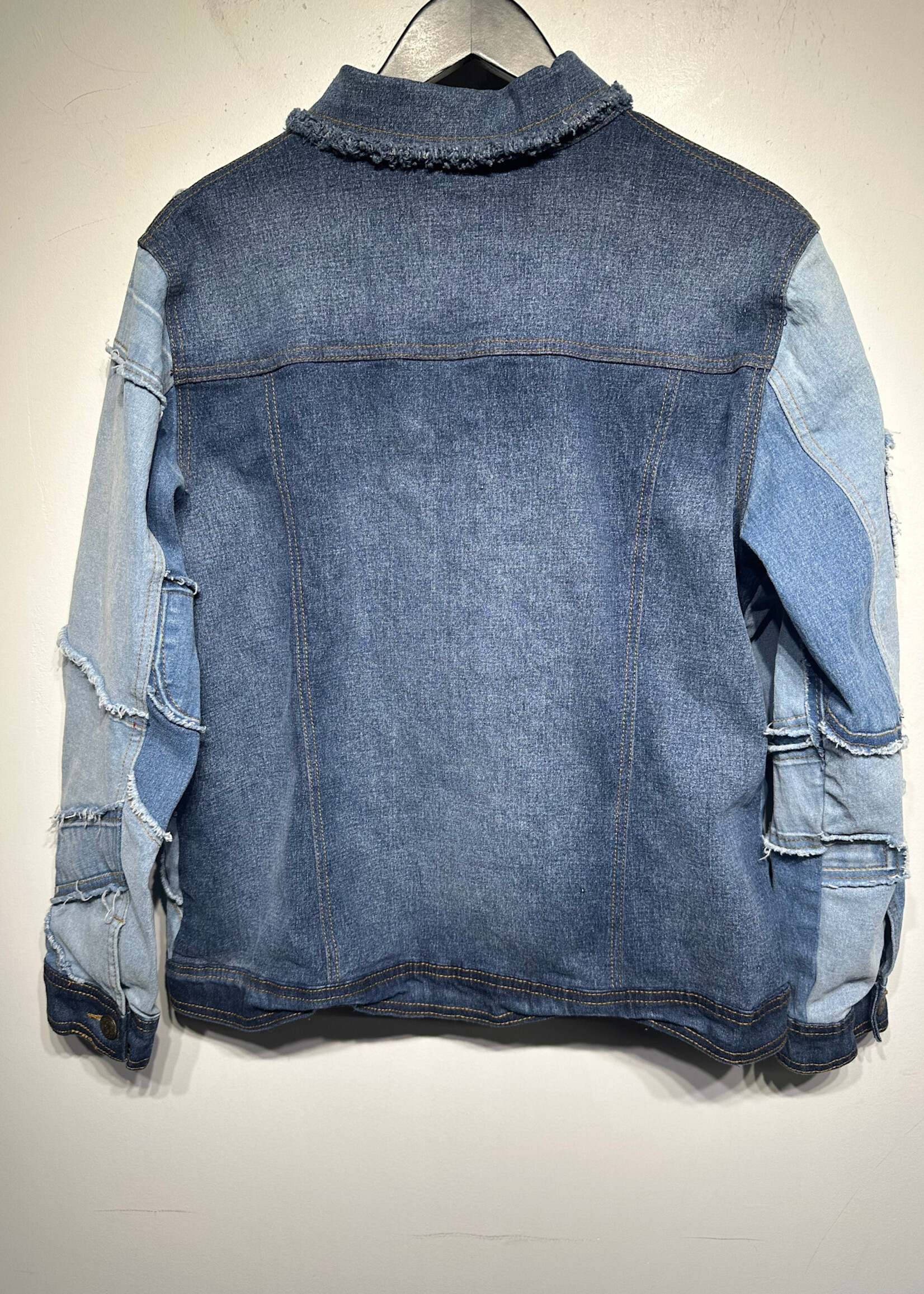 DG Patchwork Denim Jacket Fem M