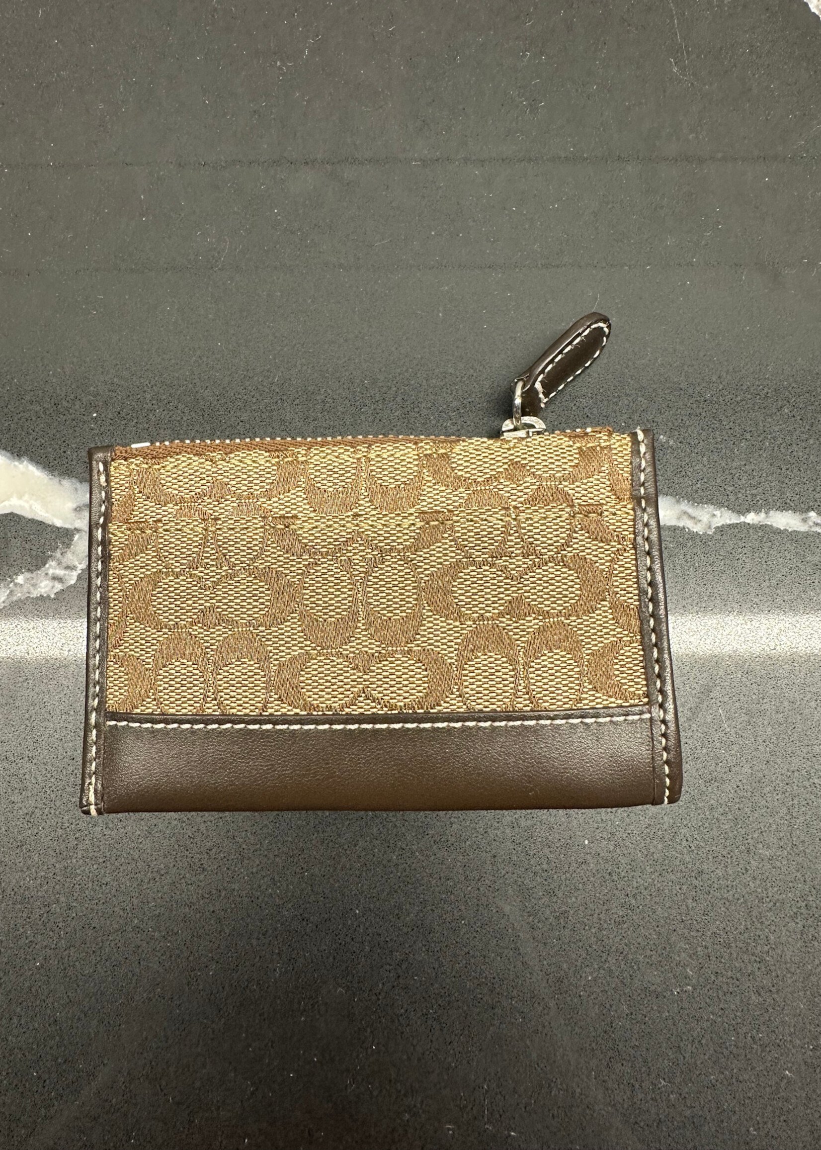 Coach NWT Beige Monogram Wallet