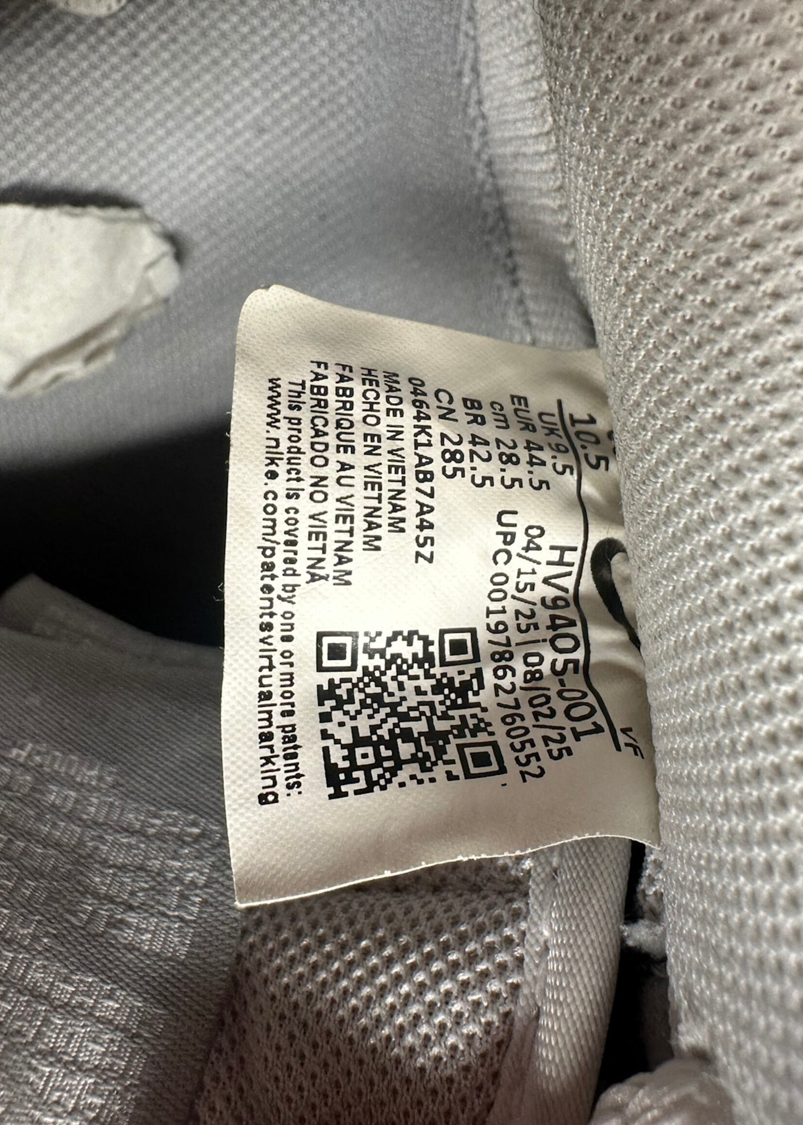 Nike AF1 07 LV8 Grey Patent Masc 10.5