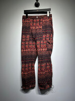 Chicos Design Red Multi Pattern Pants 30 Fem