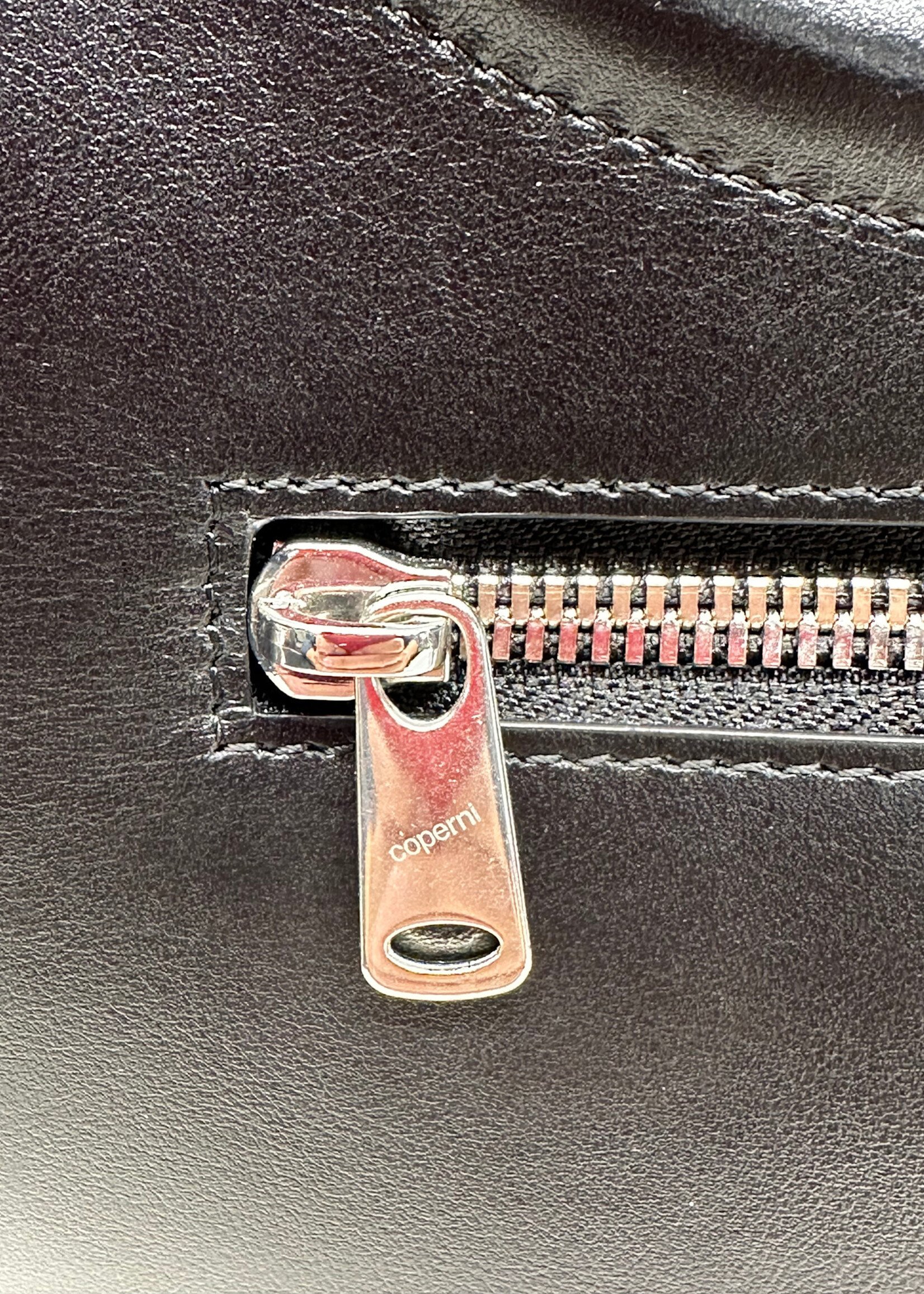 Coperni Black Leather Sling Bag OS