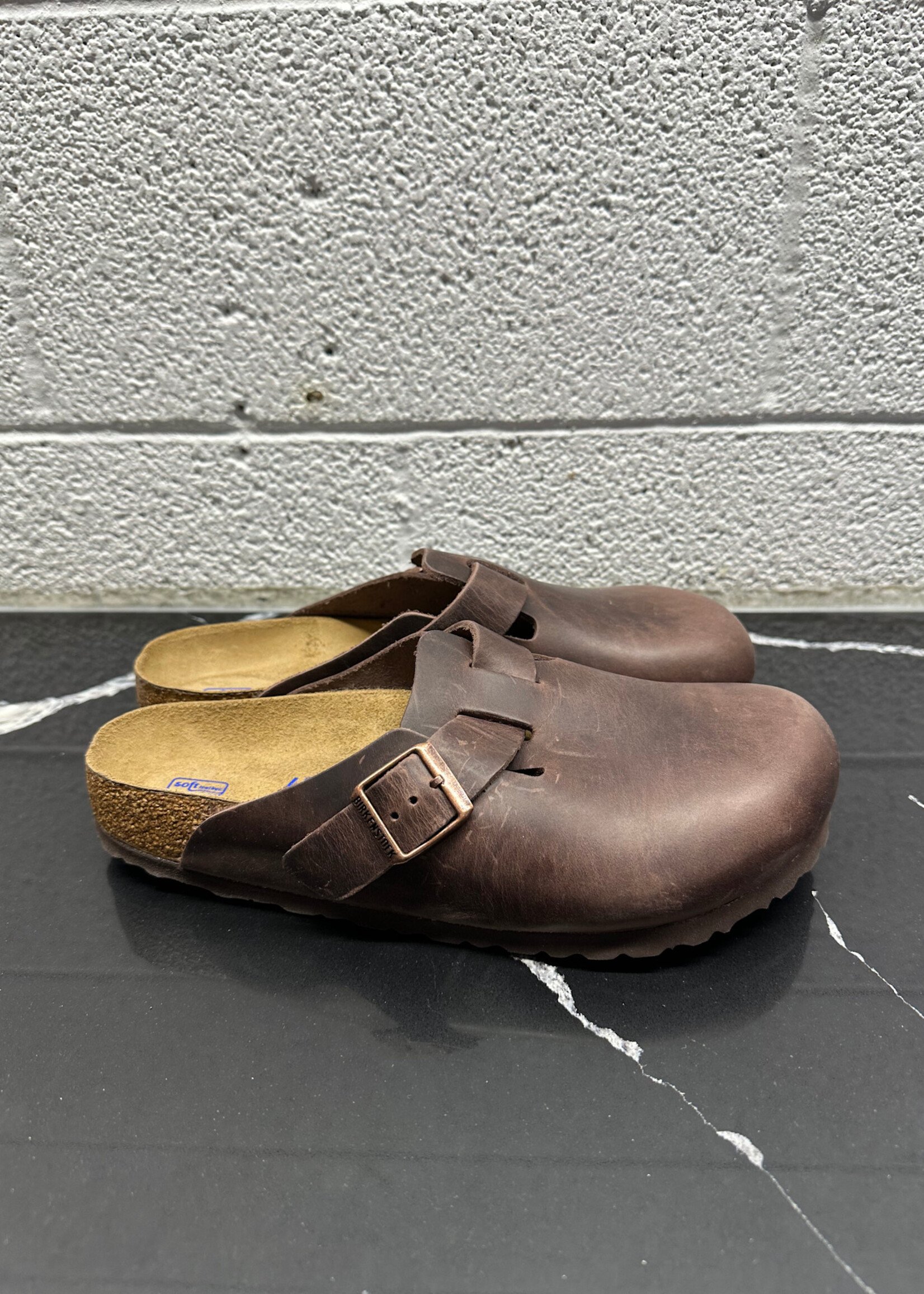 Birkenstock Brown Leather Clogs Masc 8