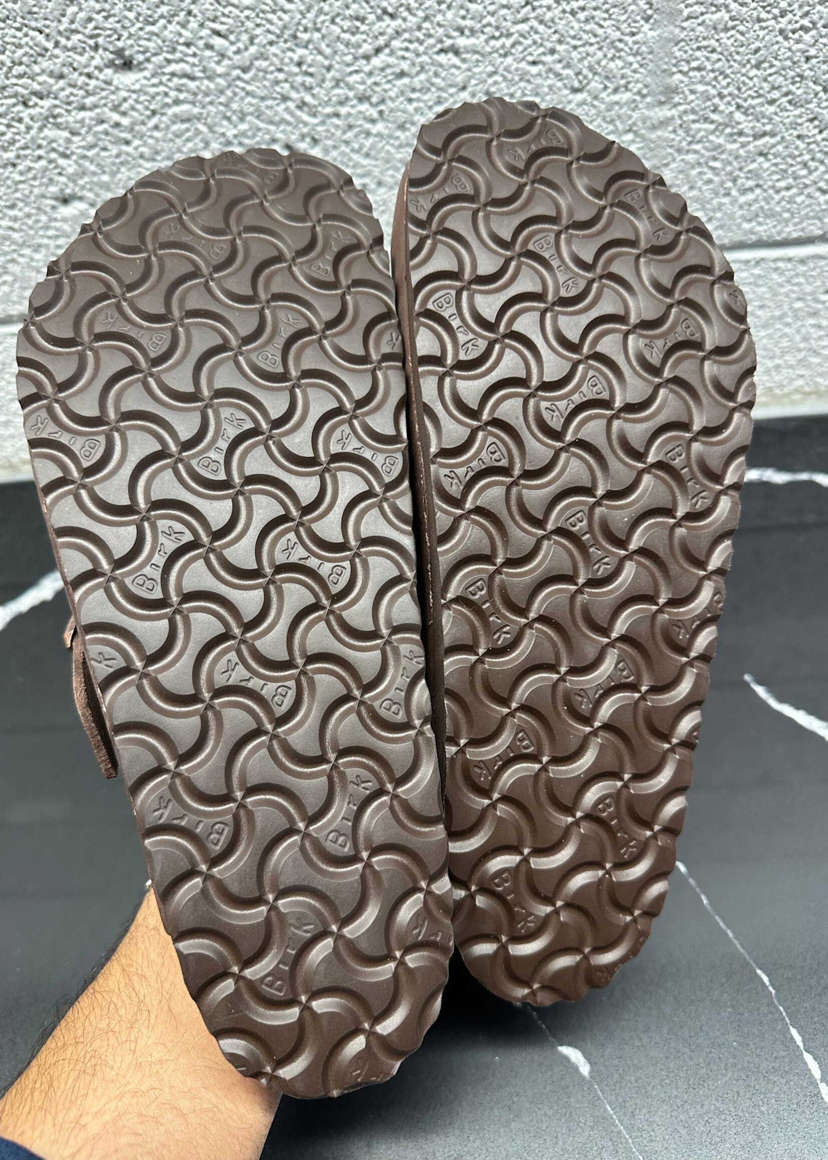 Birkenstock Brown Leather Clogs Masc 8