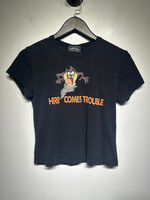 Looney Tunes Taz Here Comes Trouble Tee Fem L