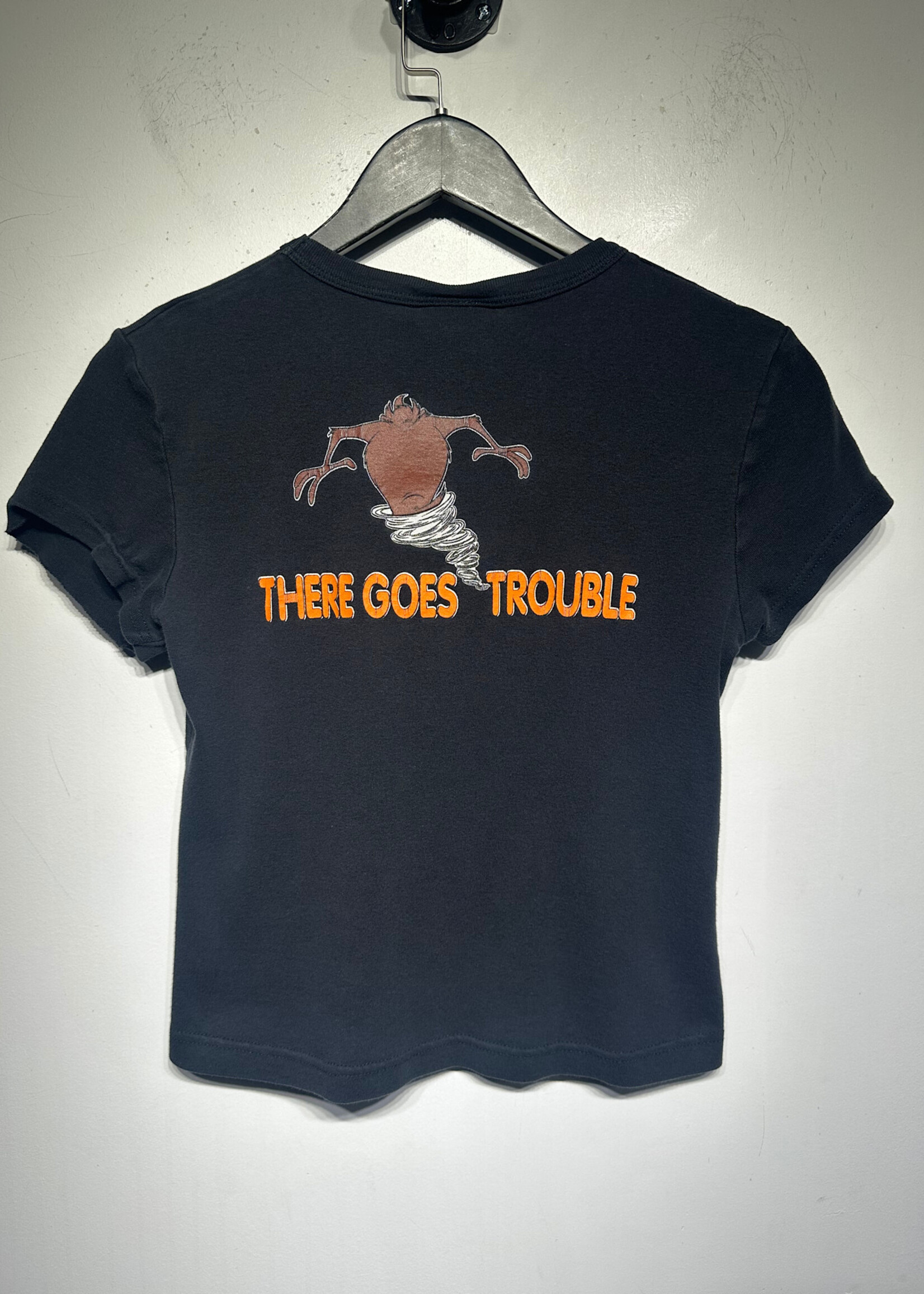 Looney Tunes Taz Here Comes Trouble Tee Fem L