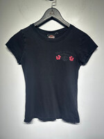 Harley Bahamas Black Flower Tee Fem S