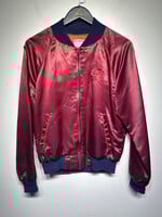 Disney Fashions Vintage Maroon Satin Jakcet S/M AS IS
