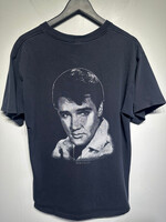Elvis Vintage Black Faded Photo Tee L