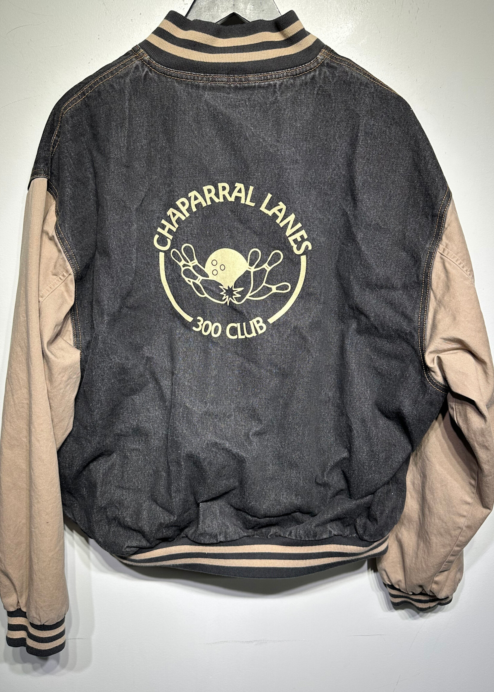Chaparral Lanes Black Denim Bomber XL
