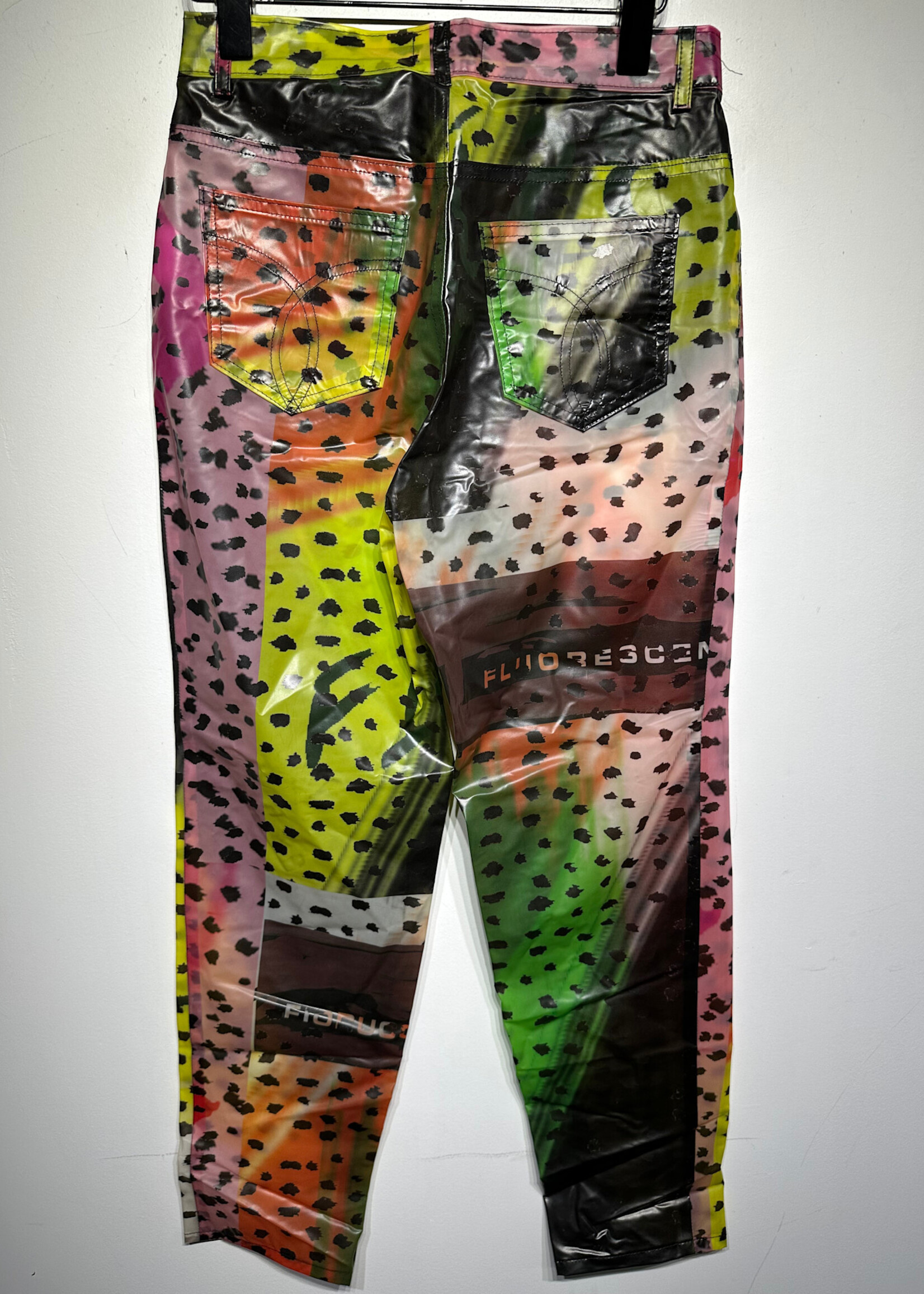Fiorucci Vinyl Printed Pants 27